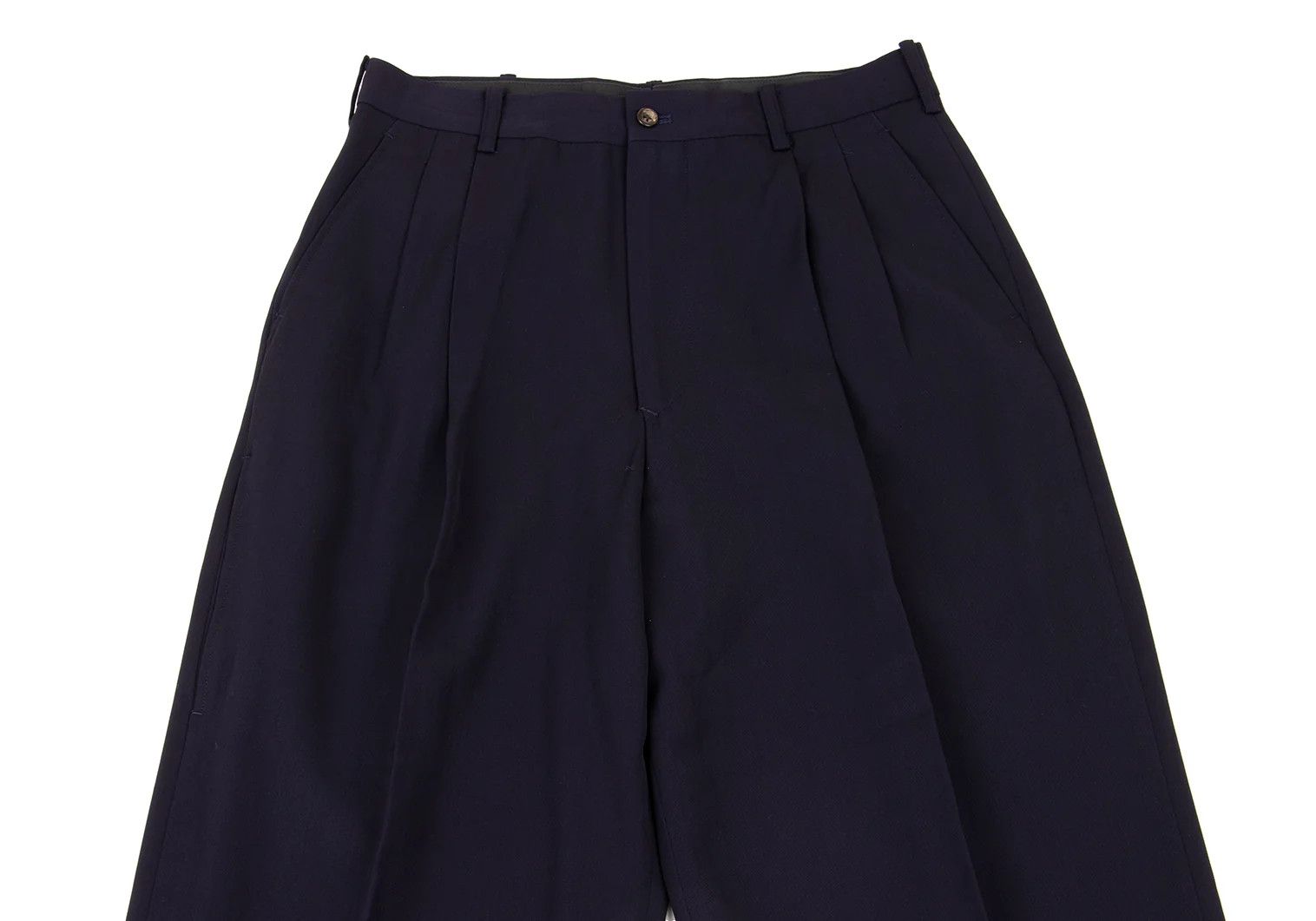 Yohji Yamamoto Yohji Yamamoto Wool Gabardine Tapered Pants Size US 34 / EU 50 - 2 Thumbnail