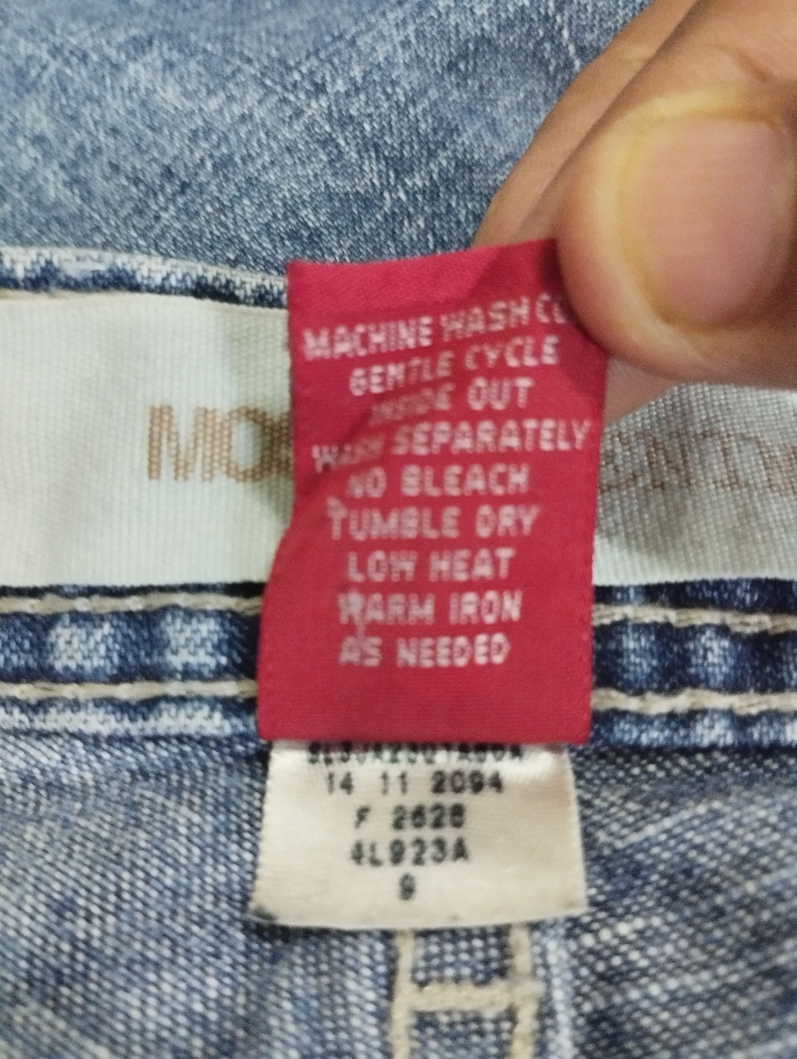 Japanese Brand Super Flare Jeans Poem Jeans Mossimo Bootcut Jeans Size US 32 / EU 48 - 12 Thumbnail