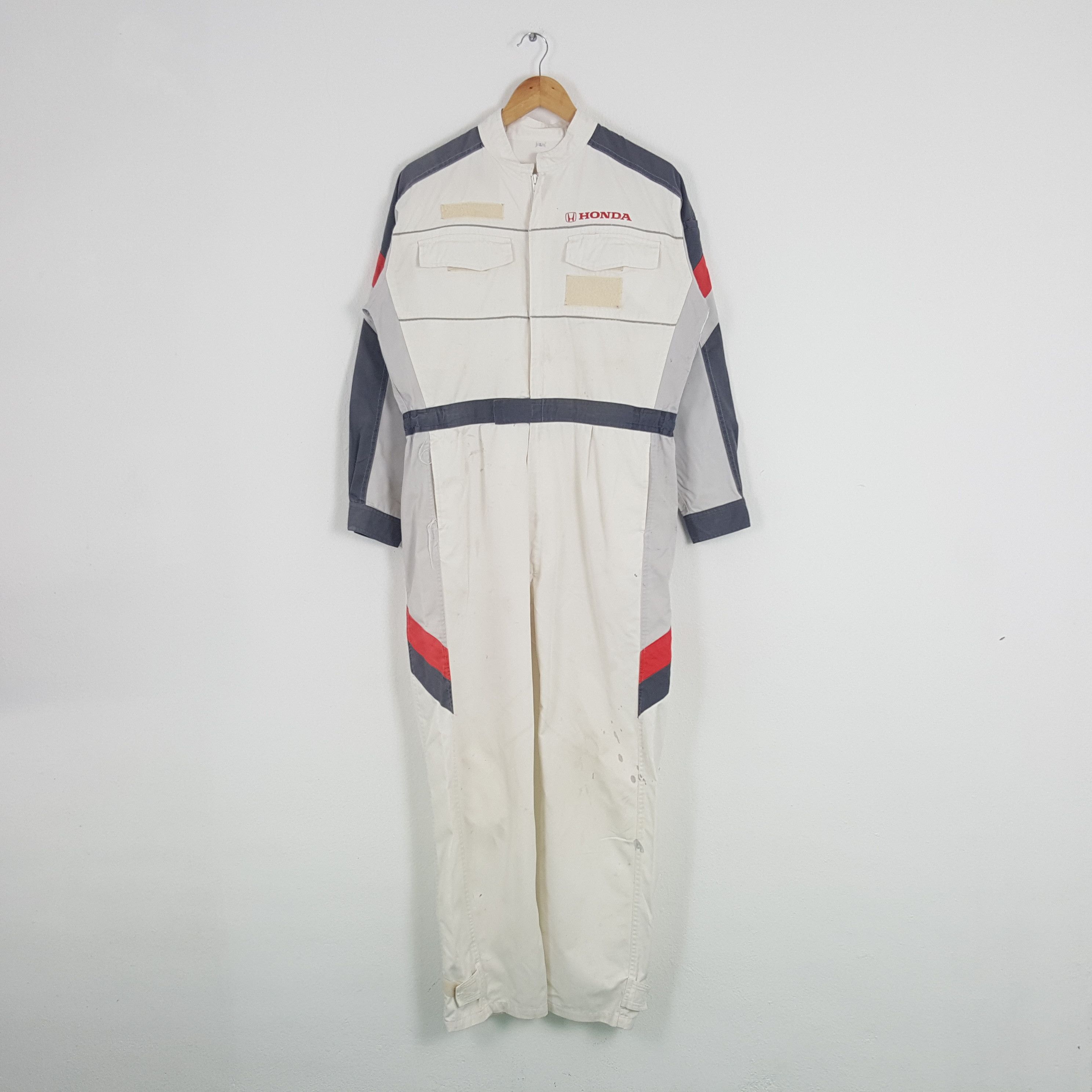 Honda × Vintage Vintage Honda Racing Japanese Motorsports Coverall Jacket Size US M / EU 48-50 / 2 - 6 Thumbnail