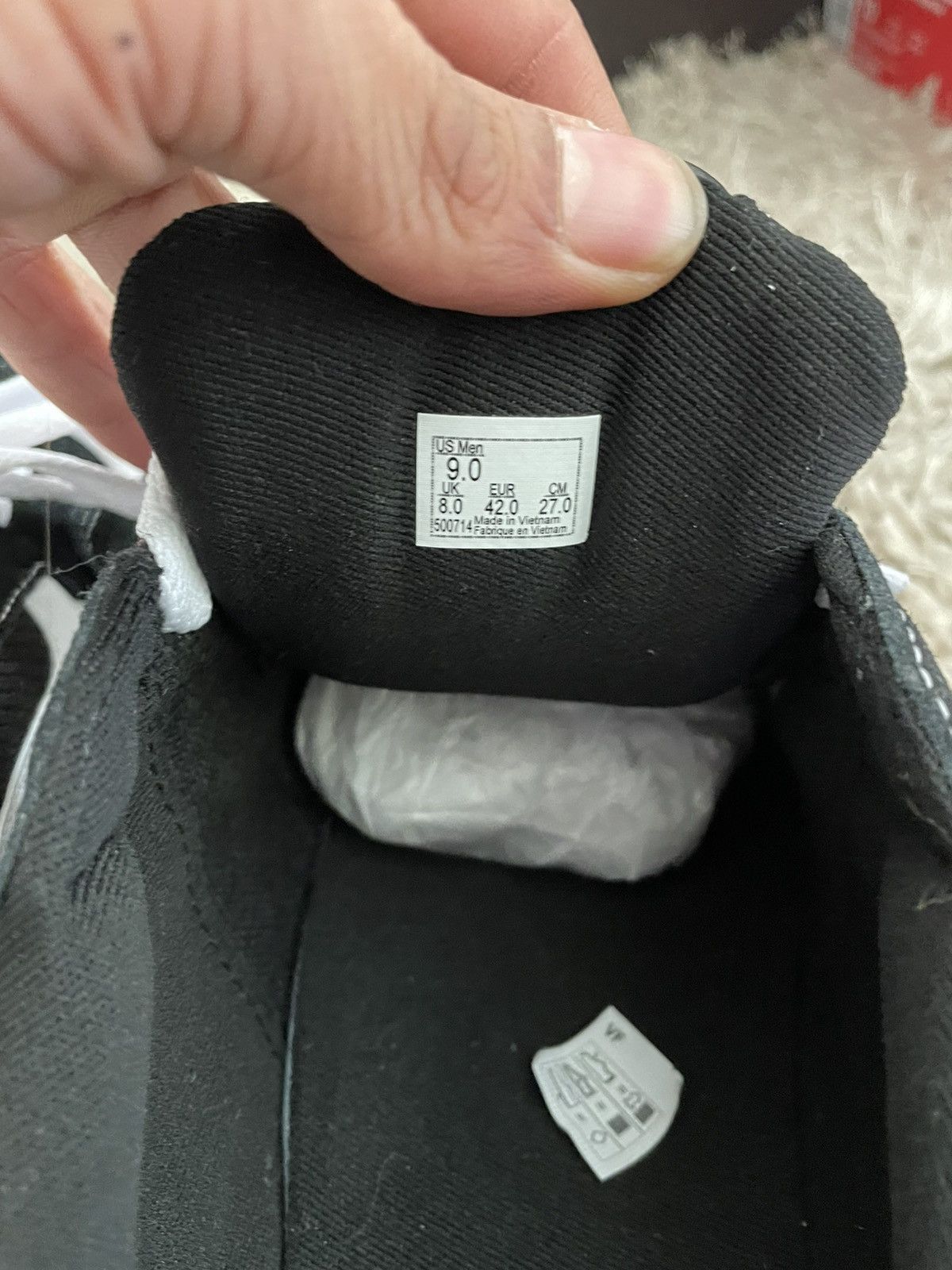 Vans Vans Caldrone Sneaker Black & White Size US 9 / EU 42 - 7 Thumbnail