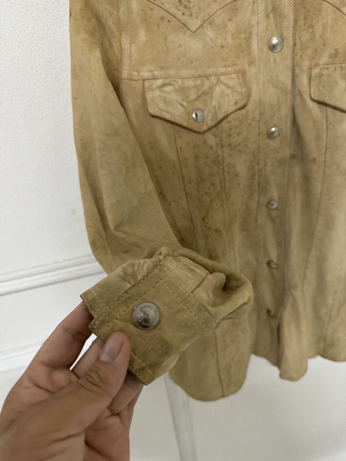Gucci Gucci suede leather jacket size 40 Size S / US 4 / IT 40 - 3 Thumbnail