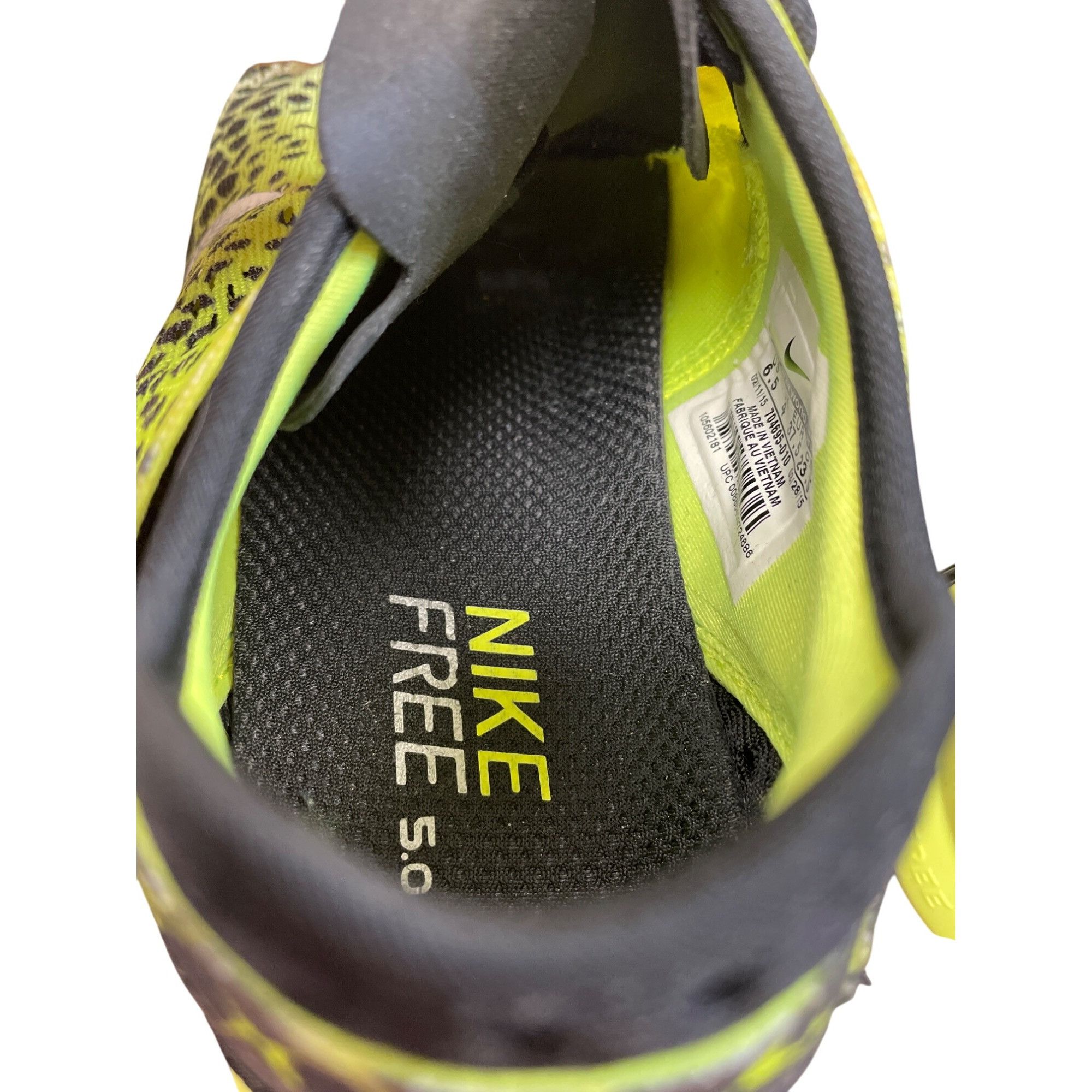 Nike Nike Free 5.0 V4 womans yellow black running sneakers shoes Size US 6.5 / IT 36.5 - 10 Thumbnail