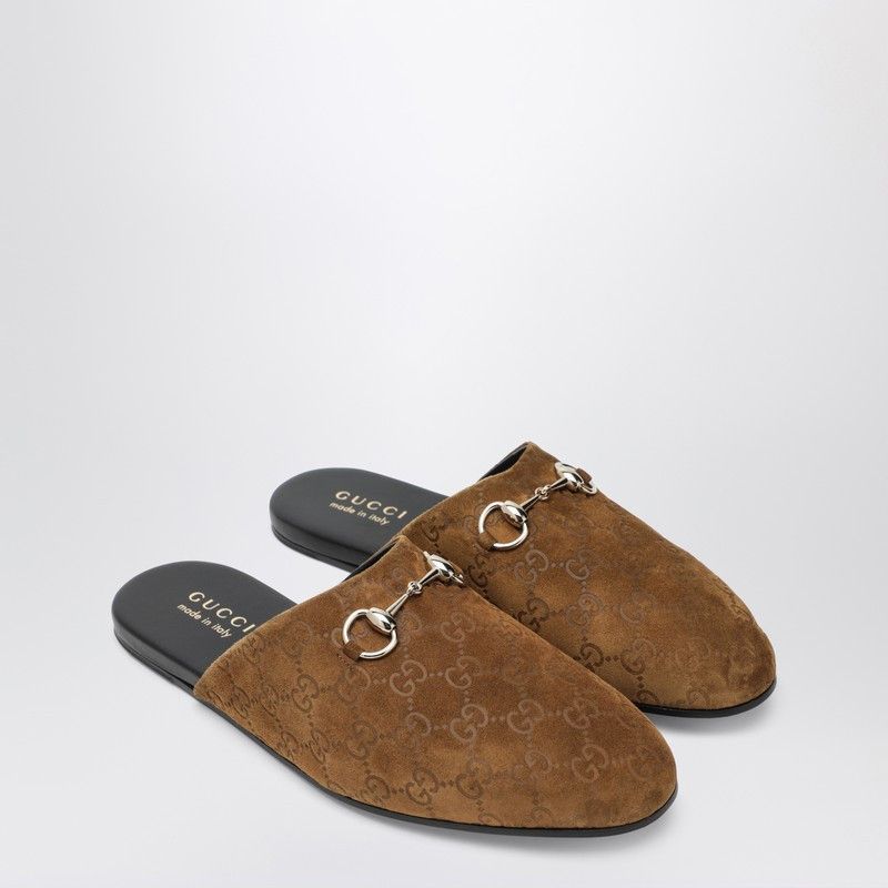 Gucci Gucci Menâ€S Brown Sabot With Buckle Size US 8 / EU 41 - 1 Thumbnail