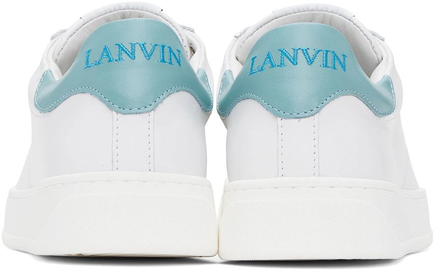 Lanvin o1w1db11124 Dup / Leather Sneakers in White Size US 12 / EU 45 - 2 Thumbnail