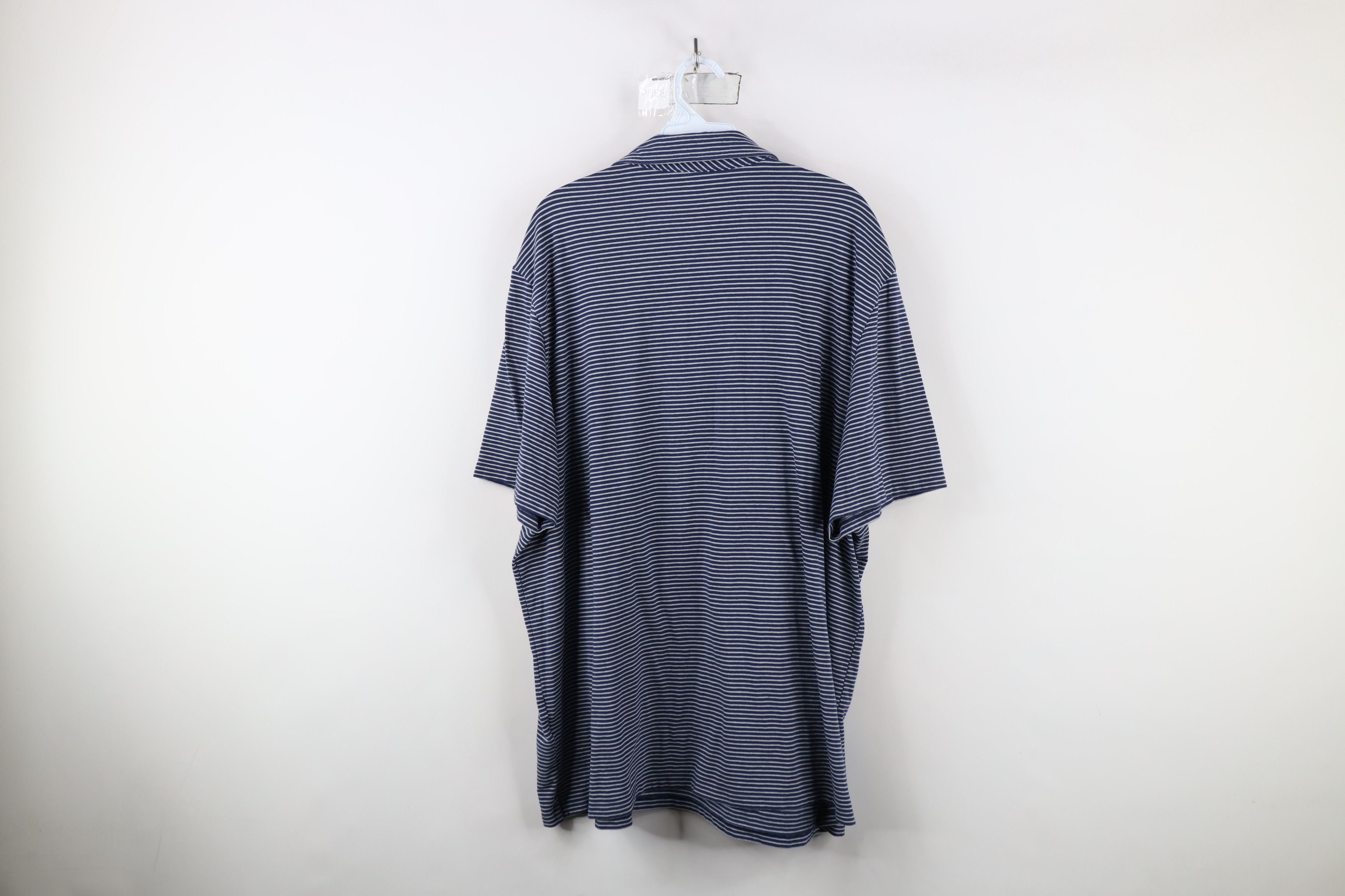 Vineyard Vines × Vintage Vineyard Vines Edgartown Logo Jersey Knit Striped Polo Shirt Size US XXL / EU 58 / 5 - 10 Thumbnail