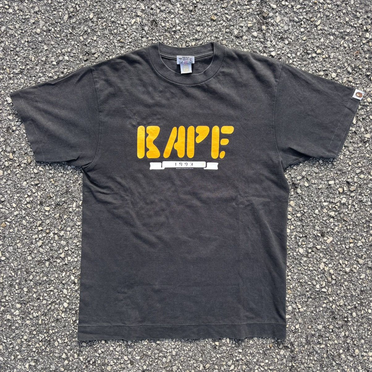 Bape A Bathing Ape 1993 Japan Embroidery Style T-Shirt | Grailed