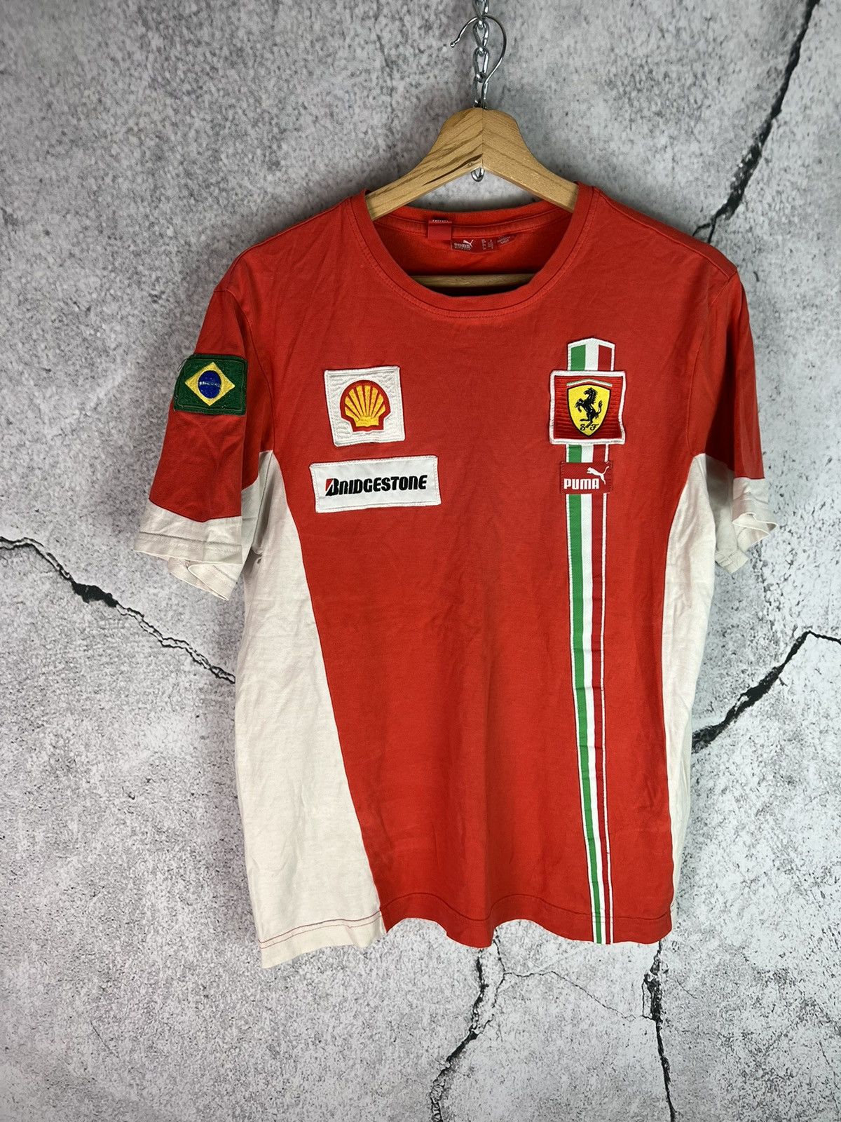 Ferrari × Formula 1 Vintage Scuderia Ferrari Puma Racing Formula 1 T-shirt Size US S / EU 44-46 / 1 - 1 Thumbnail