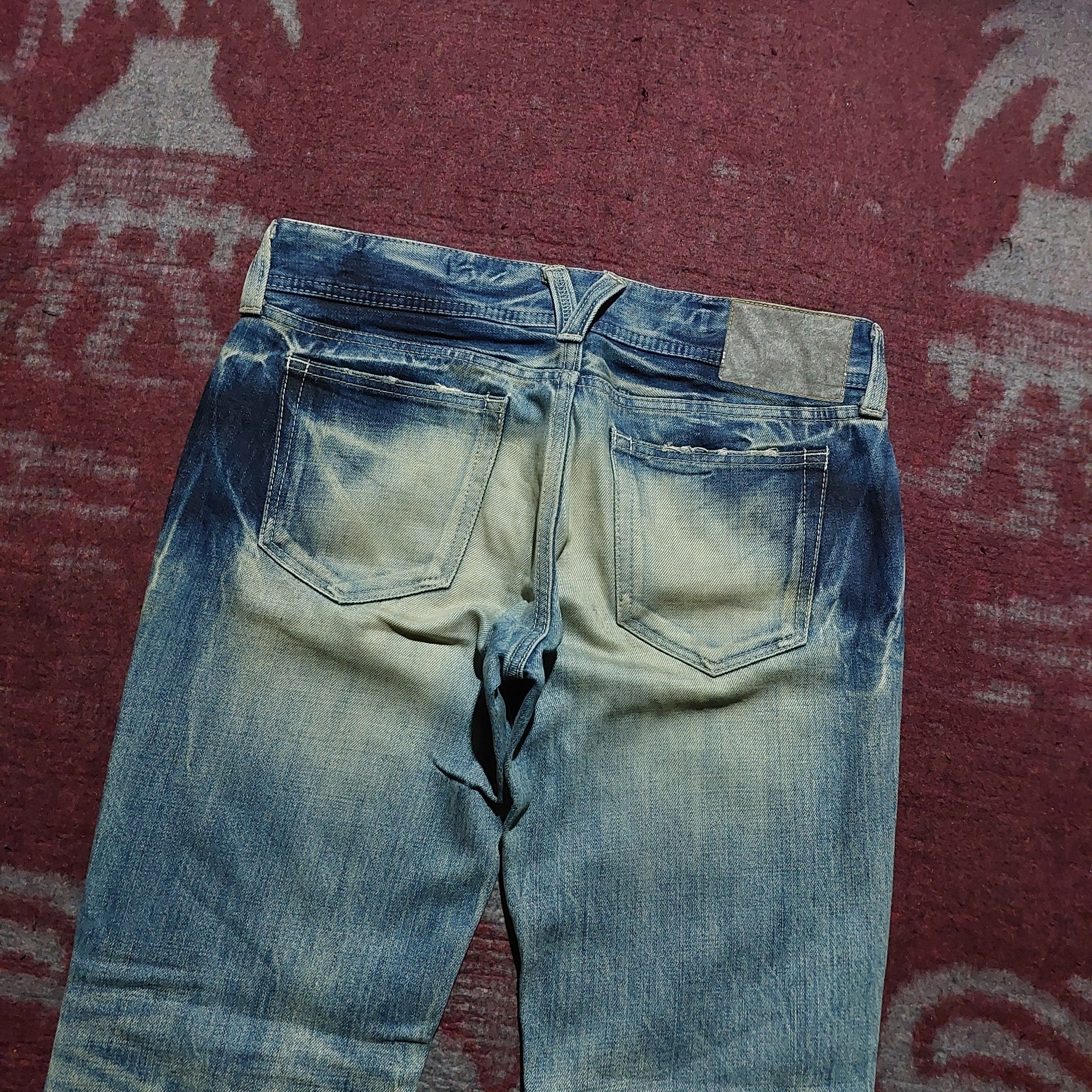 Vanquish Vanquish Gold japan Acid ripped Flared Jeans Size US 32 / EU 48 - 5 Thumbnail
