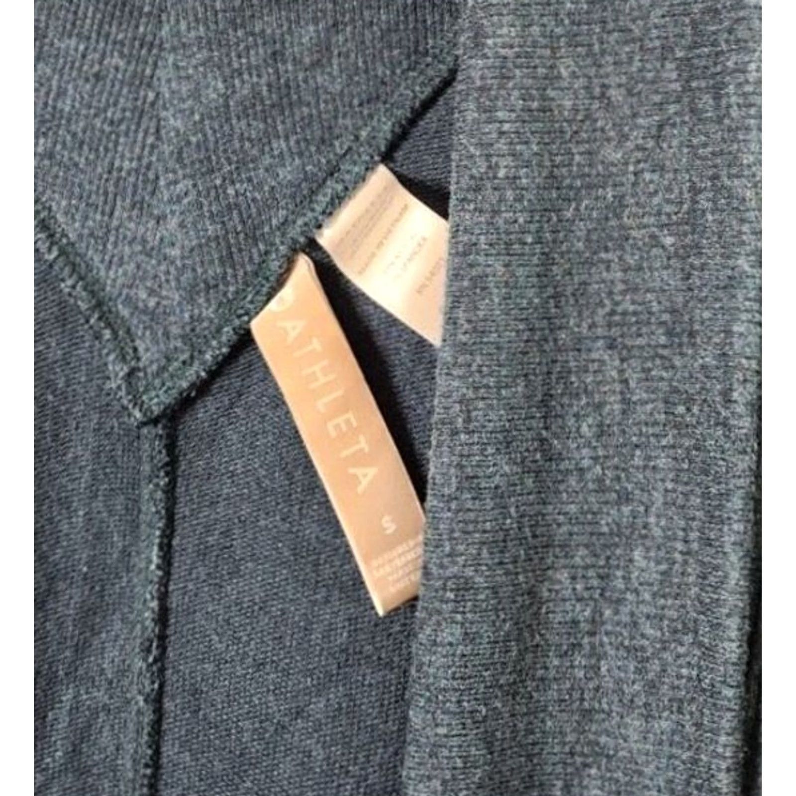 Athleta Athleta Womens S Nirvana Wrap Cardigan Sweater Open Front Blue Size S / US 4 / IT 40 - 4 Thumbnail