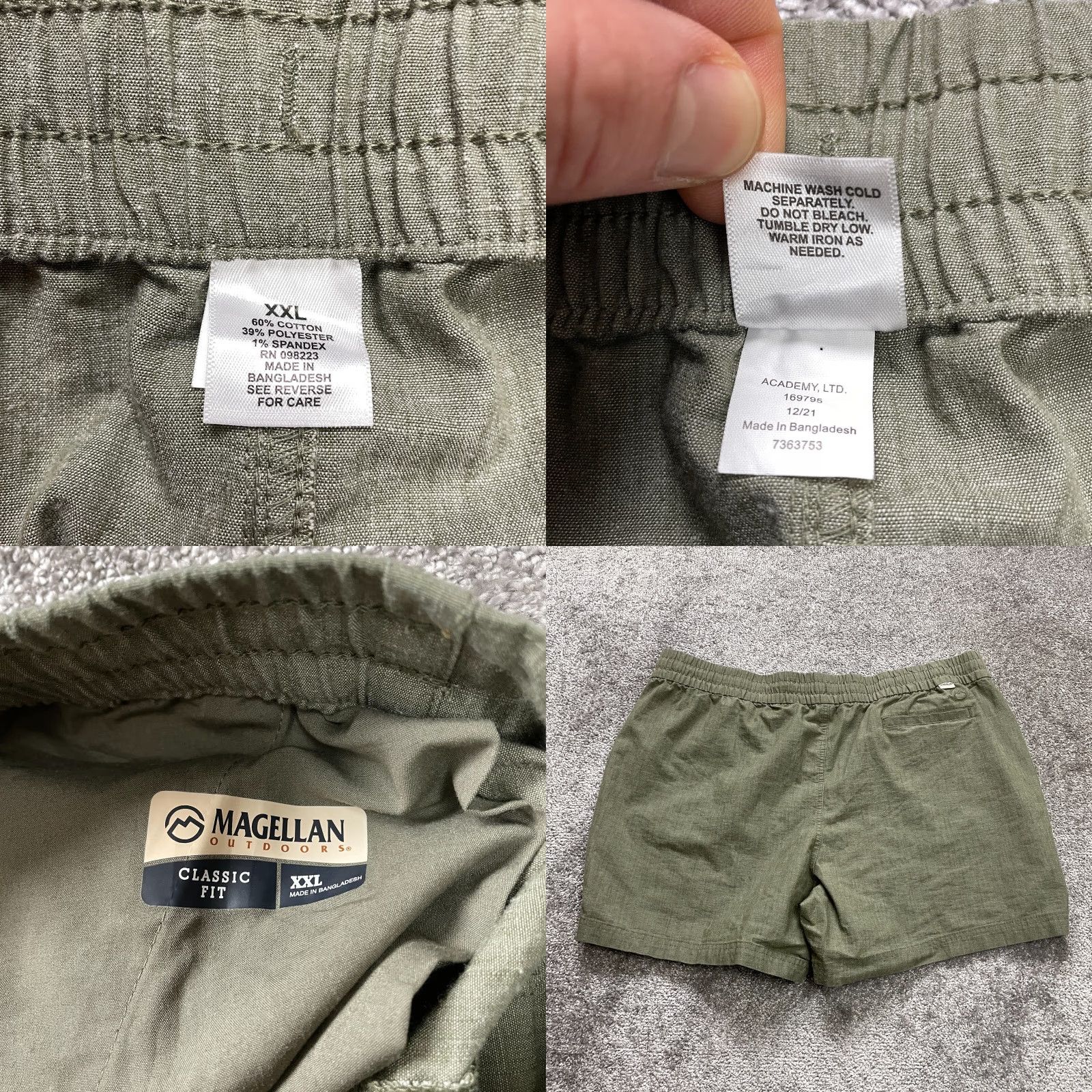 Vintage VINTAGE Magellan Outdoors Shorts Womens 2XL Green Stretch Drawstring Pockets Casual 5" Capable of Travel Adult Womens Size 27" / US 4 / IT 40 - 8 Thumbnail
