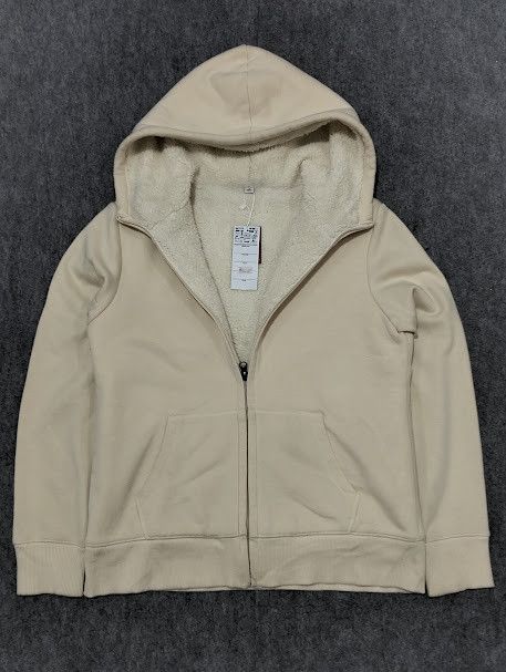 Japanese Brand × Uniqlo 🔥 y2k UNIQLO Sherpa Fleece Lined Hoodie 🔥 Size US L / EU 52-54 / 3 - 1 Thumbnail