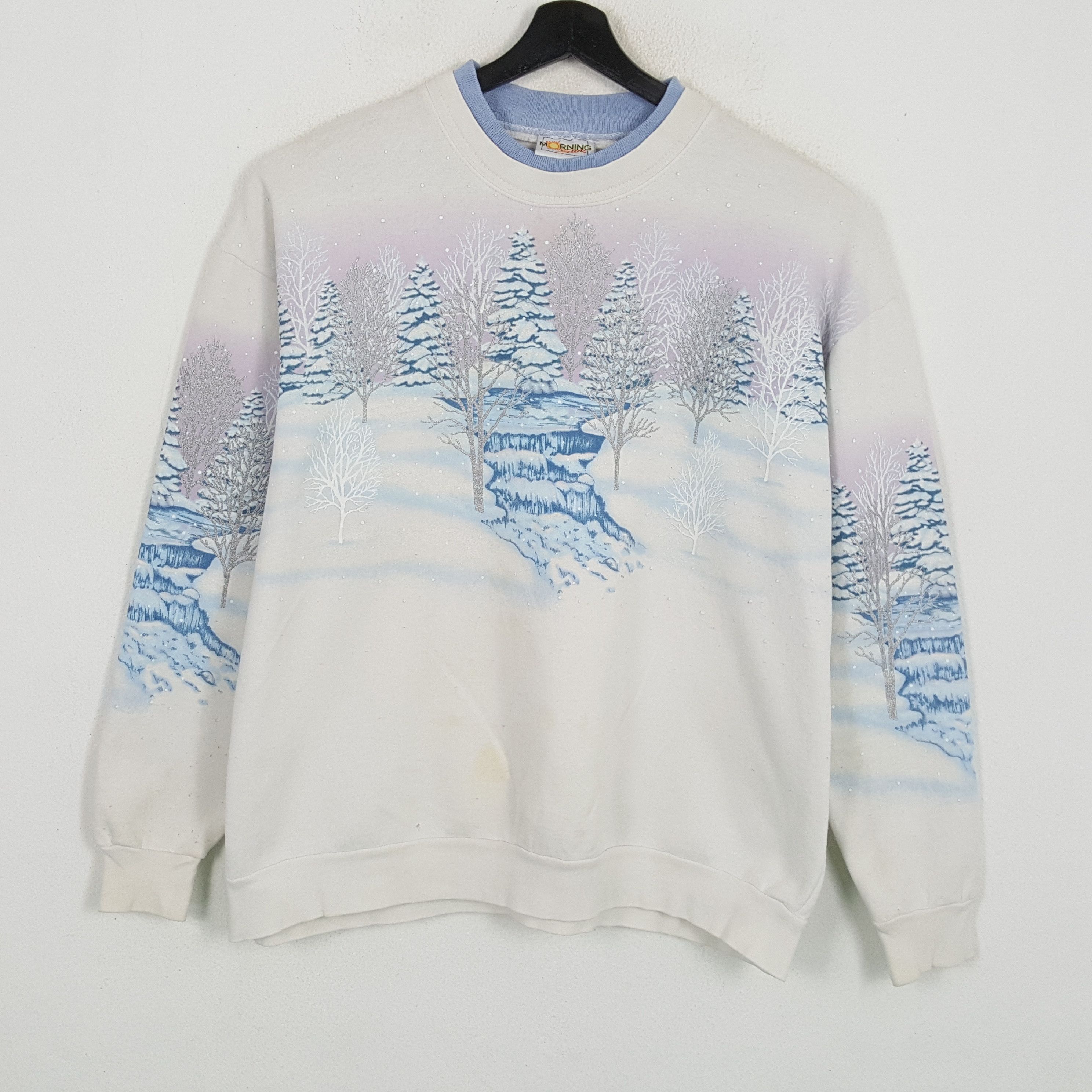 Vintage Morning Sun Winter Style Streetwear Vintage Sweatshirt Size US XL / EU 56 / 4 - 1 Thumbnail
