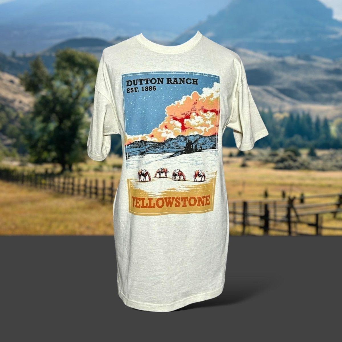 Other Licensed Men’s Vintage Style Dutton Ranch T-Shirt Sz L Size US L / EU 52-54 / 3 - 1 Thumbnail