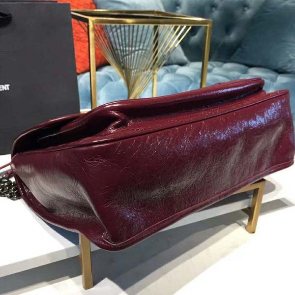 Saint Laurent Paris o1s1wg110924 Size: OS / Niki Large Leather Bag in Maroon Size ONE SIZE - 4 Thumbnail