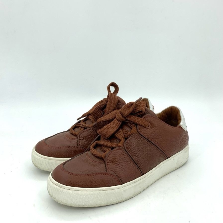 Ermenegildo Zegna Zegna Leather Lace-Up Casual Sneakers Size US 7 / EU 40 - 1 Thumbnail