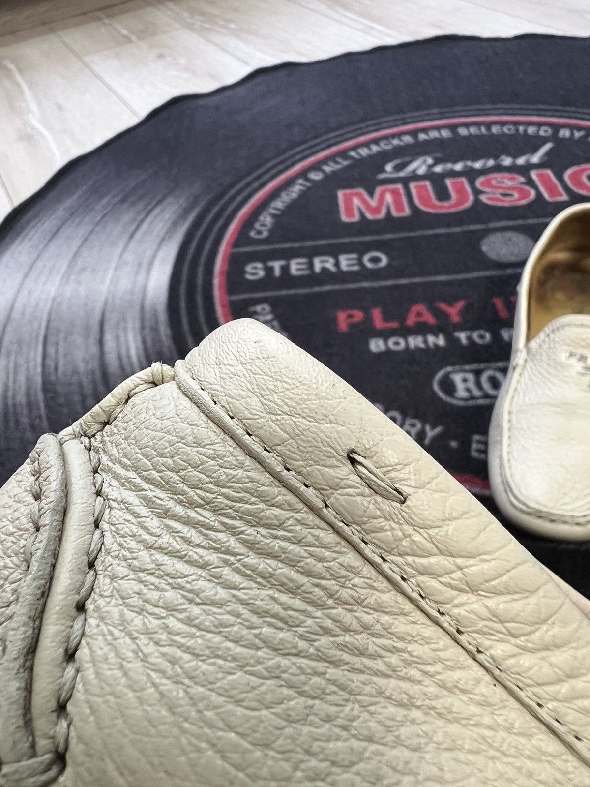 Prada × Vintage Vintage PRADA Logo Moccasin Loafers y2k Size US 8 / IT 38 - 5 Thumbnail