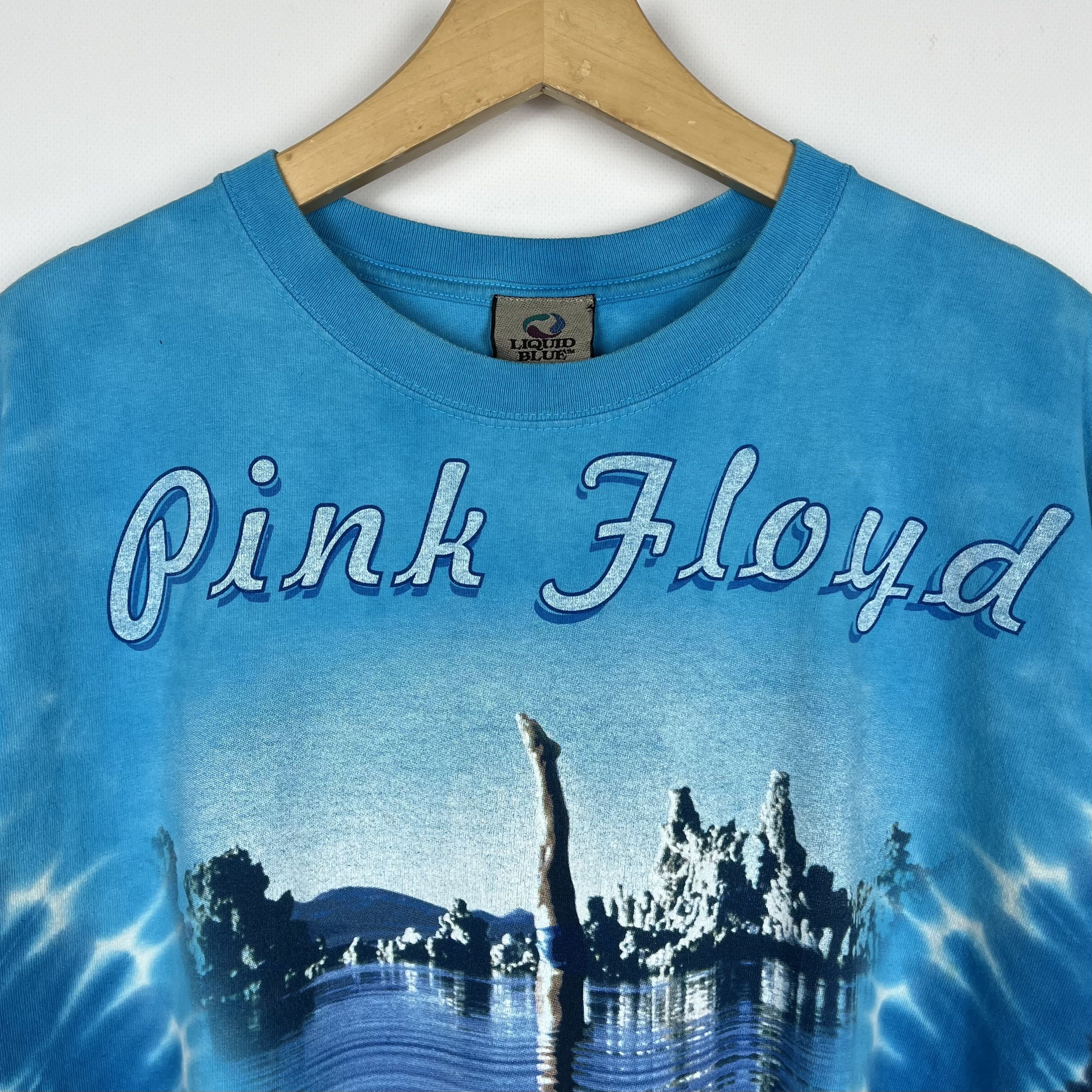 Liquid Blue Vintage Pink Floyd “Wish You Were Here” Band T Shirt 2002 Size US M / EU 48-50 / 2 - 6 Thumbnail