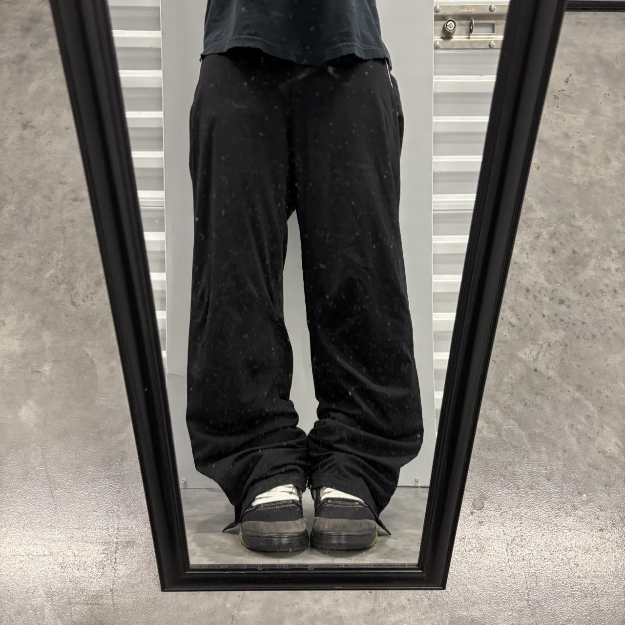 Adidas × Vintage Crazy Vintage Y2K/2000s Black Adidas Essential Track Pants! Size US 34 / EU 50 - 1 Thumbnail