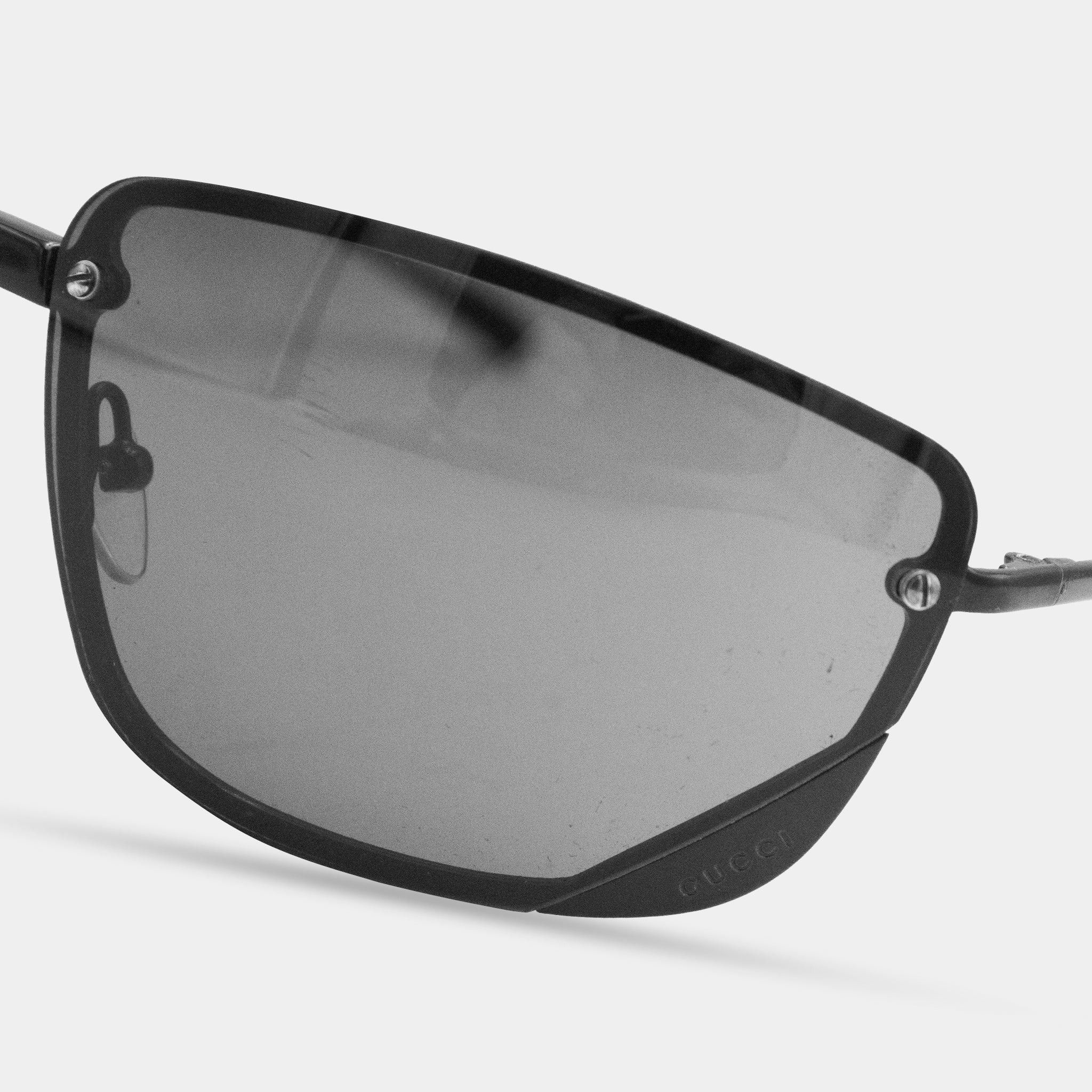 Gucci Gucci Metallic Black Lens Sunglasses Size ONE SIZE - 2 Thumbnail