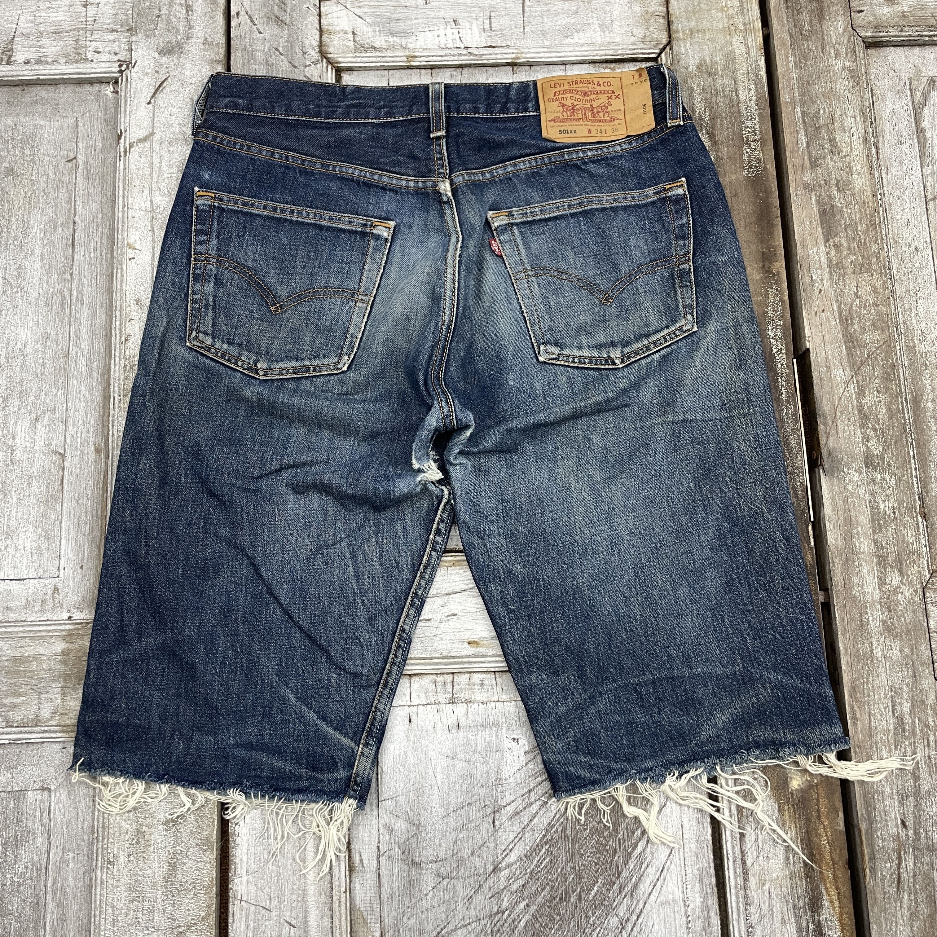 Levi's × Vintage Vintage Levis 501xx Short Pants-wc296 Size US 32 / EU 48 - 2 Thumbnail