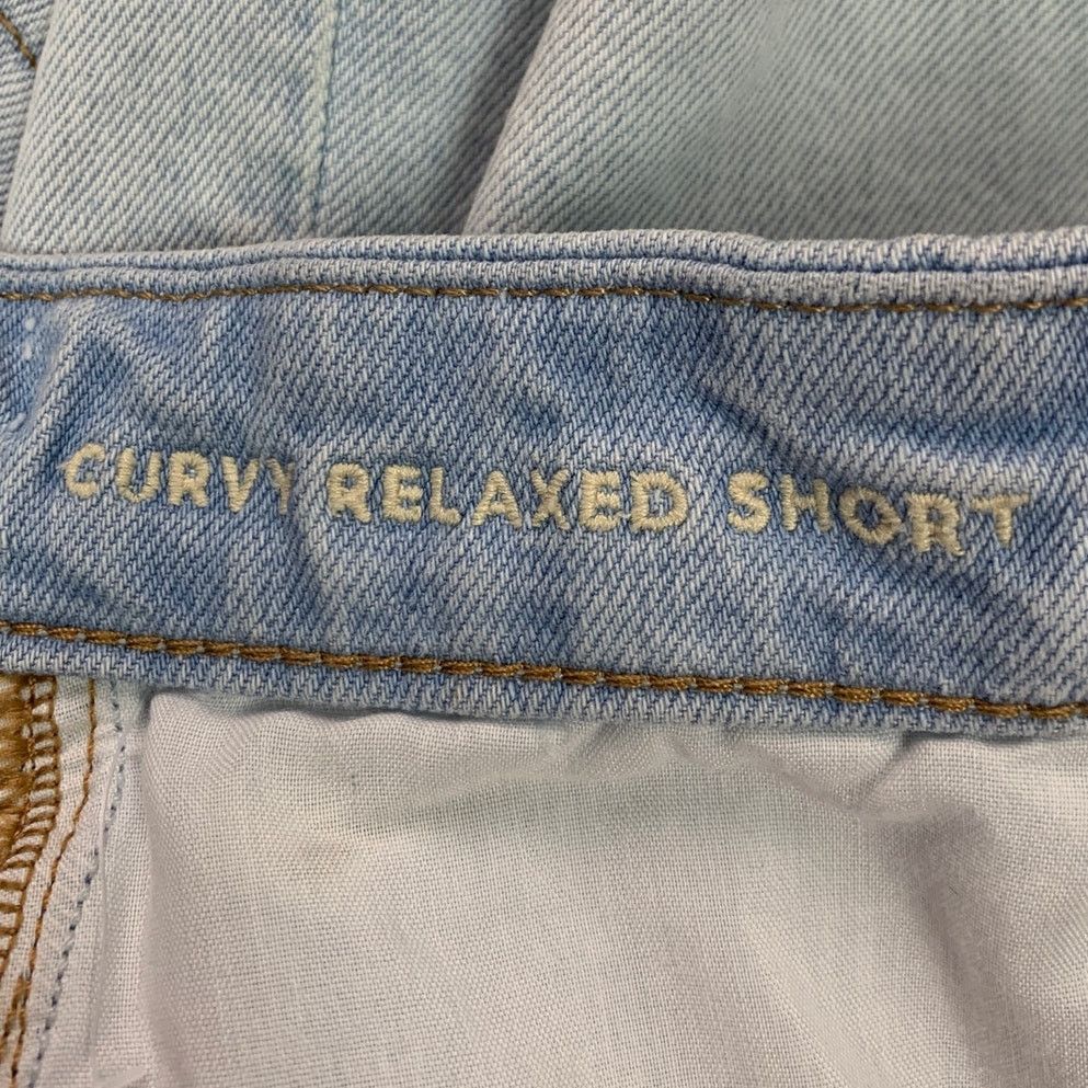 American Eagle Outfitters New American Eagle Womens Size 4 Curvy Relaxed Jorts Denim Size 27" / US 4 / IT 40 - 5 Thumbnail