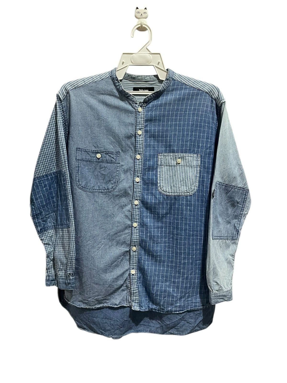 Ne-Net Issey Miyake Ne-Net Denim Shirt Size US M / EU 48-50 / 2 - 6 Thumbnail
