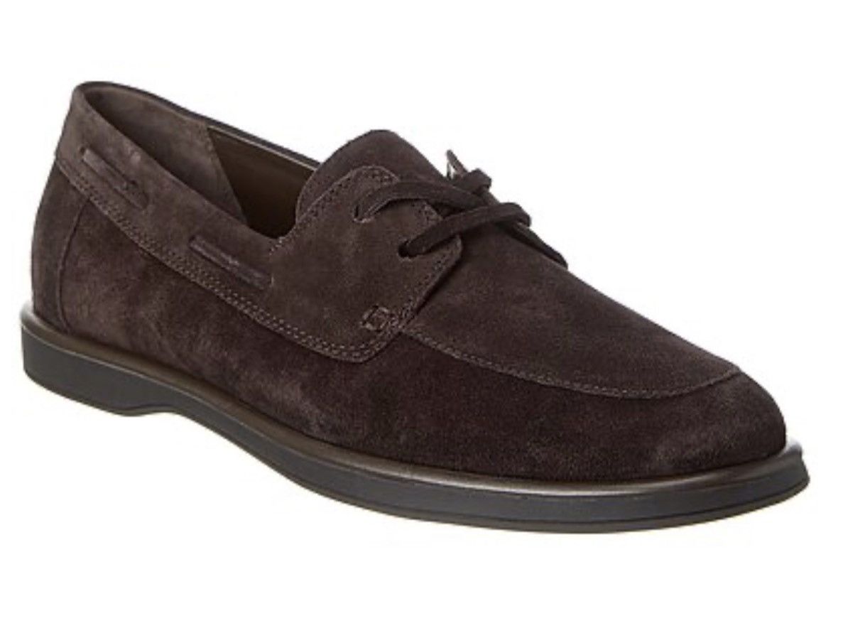Vince “Cillian” dark brown suede oxfords