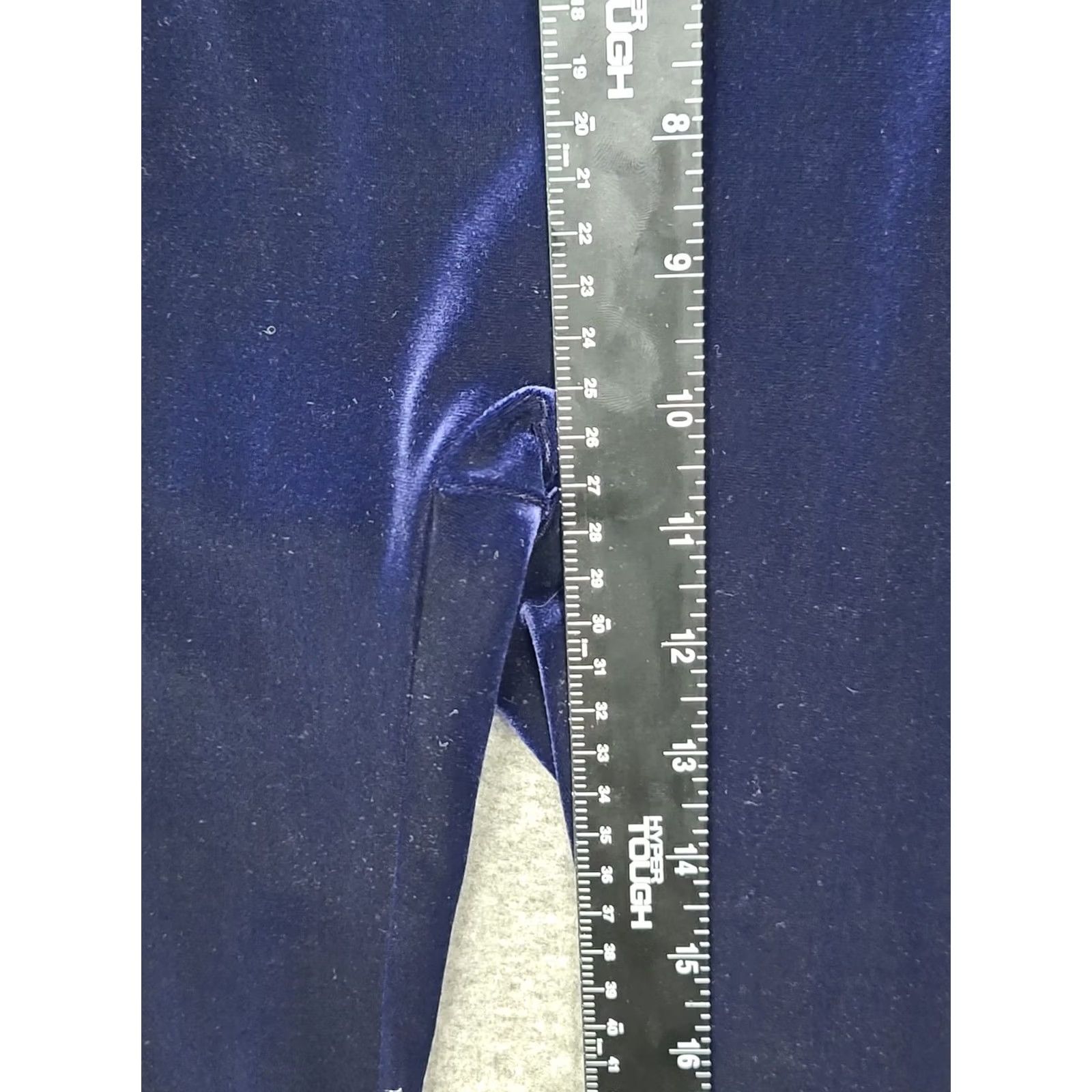 Spanx Spanx High Waisted Velvet Leggings Navy Blue Shaping Pants Women Medium M Size 32" / US 10 / IT 46 - 6 Thumbnail