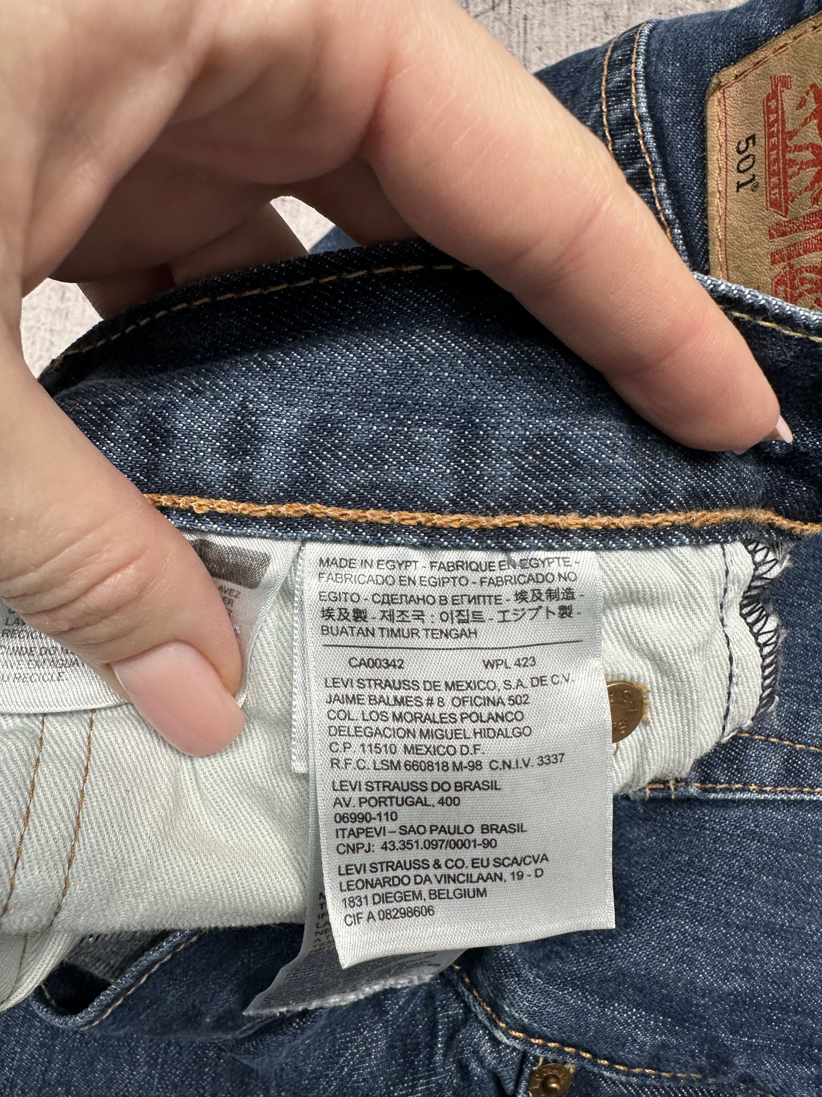 Levi's Levi's 501 Mens Denim Pants Jeans Size 34 x 32 Size US 34 / EU 50 - 8 Thumbnail
