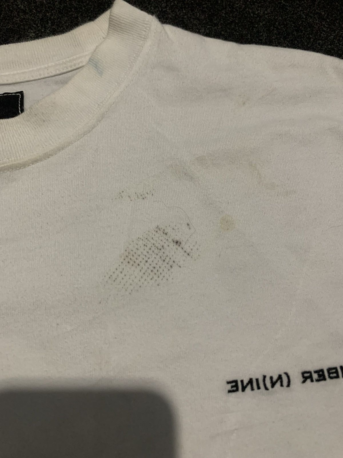 Number (N)ine Number (N)ine Reversed Logo T-shirt Size US XL / EU 56 / 4 - 6 Thumbnail