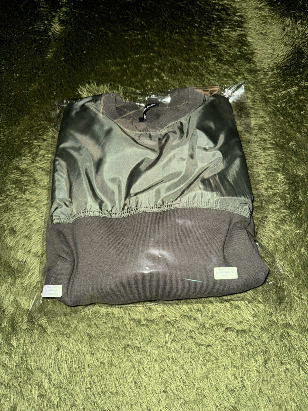 Undercover [3] UNDERCOVER Paneled Detail Sweatshirt Olive Size US M / EU 48-50 / 2 - 11 Thumbnail
