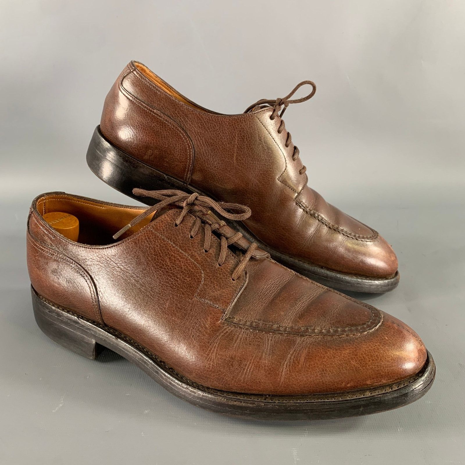 John Lobb JOHN LOBB Size 9 Brown Leather Split Toe Lace Up Shoes Size US 9 / EU 42 - 1 Thumbnail
