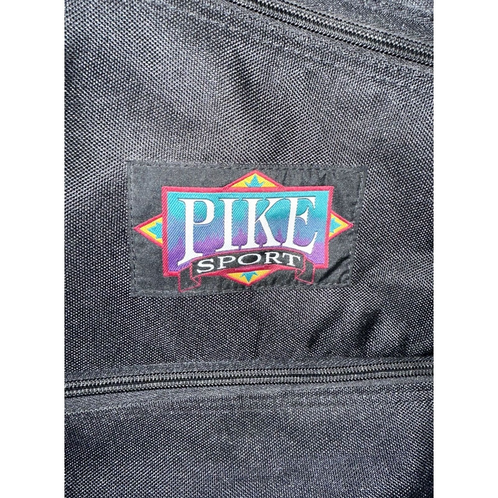 Vintage Pike Sport Bag Mens Large Black VTG Duffle With Removable Backpack Size ONE SIZE - 6 Thumbnail