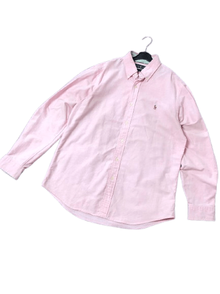 Polo Ralph Lauren Vintage Polo Ralph Lauren Custom Fit Button Up Shirt Size L Size US L / EU 52-54 / 3 - 1 Thumbnail