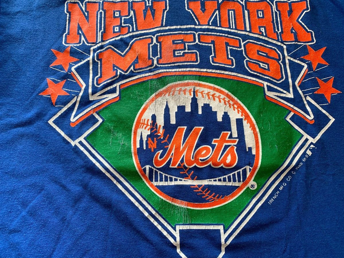 MLB × Vintage Vintage 80s New York Mets MLB Team T shirt Size US M / EU 48-50 / 2 - 6 Thumbnail