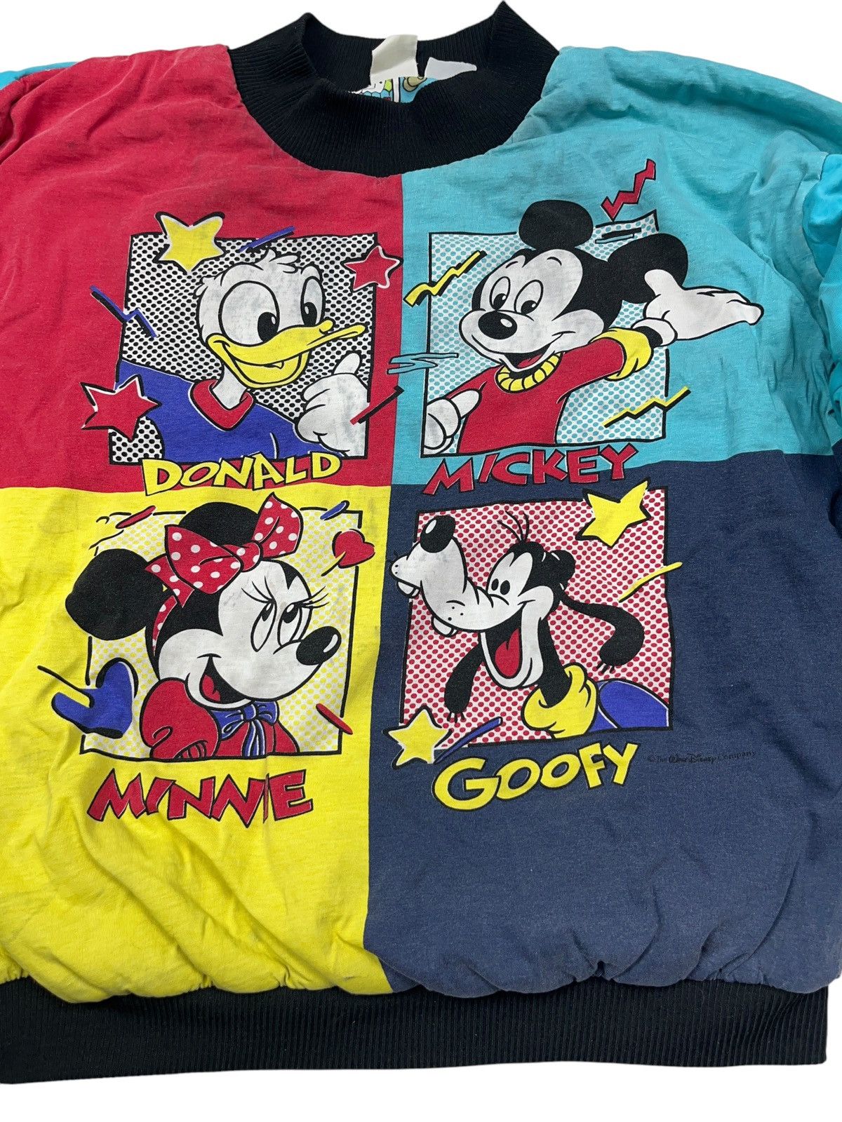 Disney × Mickey Mouse × Vintage Vintage 80s Disney Mickey Mouse Reversible Sweatshirt Size US M / EU 48-50 / 2 - 4 Thumbnail
