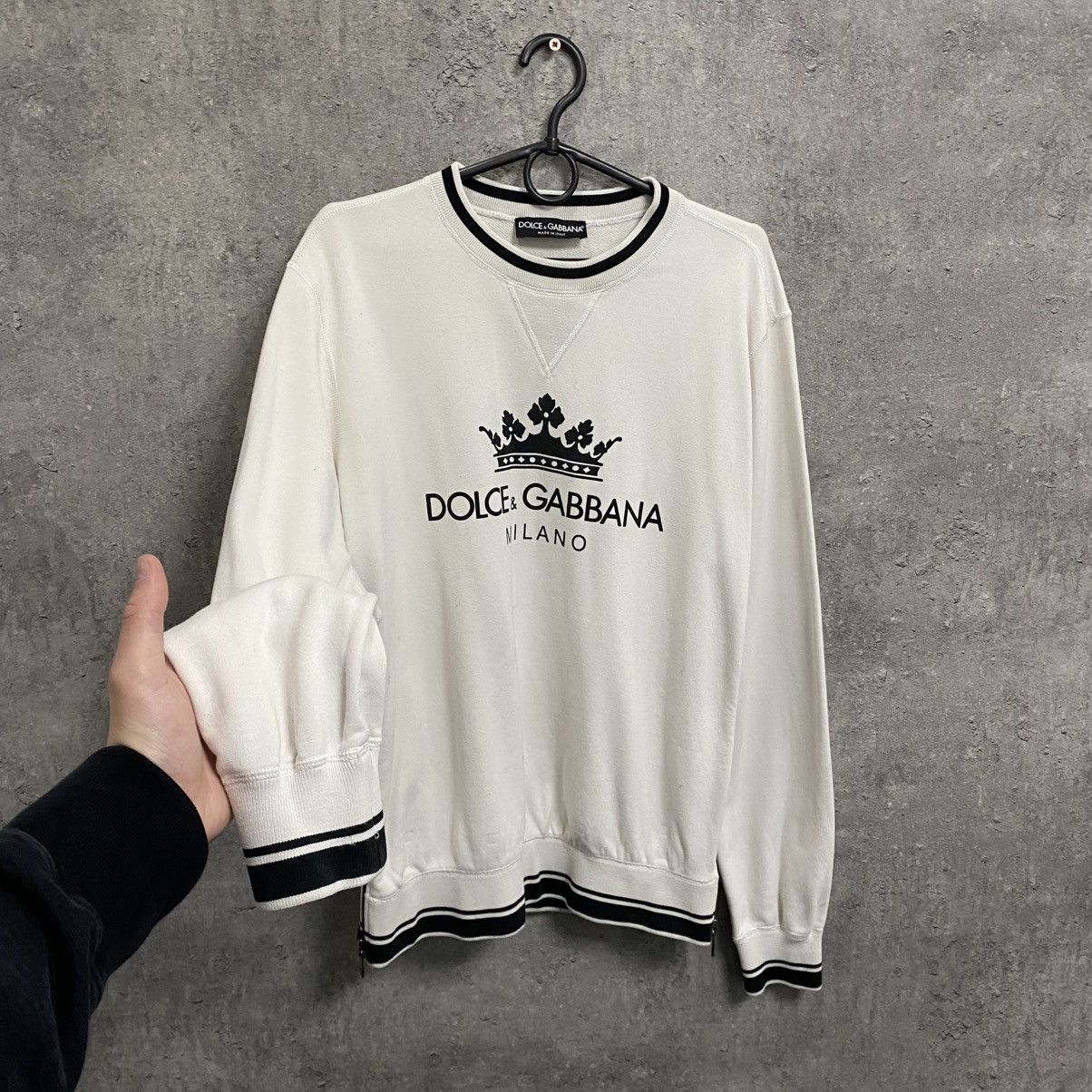 Dolce & Gabbana Rare Dolce & Gabbana D&G sweatshirt big logo Milano Size US M / EU 48-50 / 2 - 2 Thumbnail
