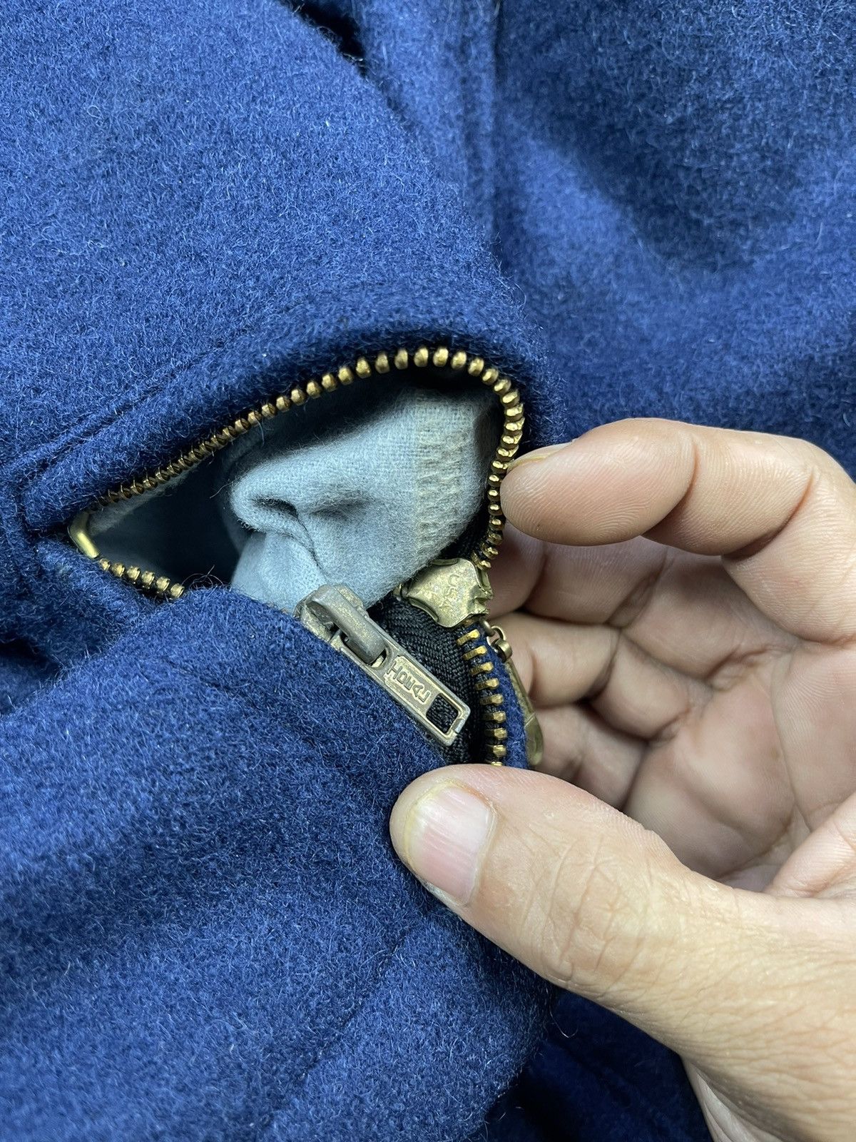 I. Spiewak And Sons Vintage Spiewak Golden Fleece Navy Wool Jackets Size US S / EU 44-46 / 1 - 13 Thumbnail