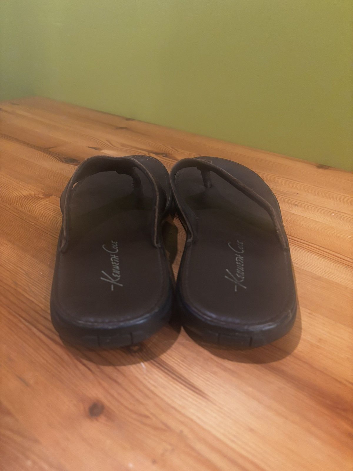 Kenneth Cole Men’s brown leather sandals0204 Size US 8 / EU 41 - 3 Thumbnail
