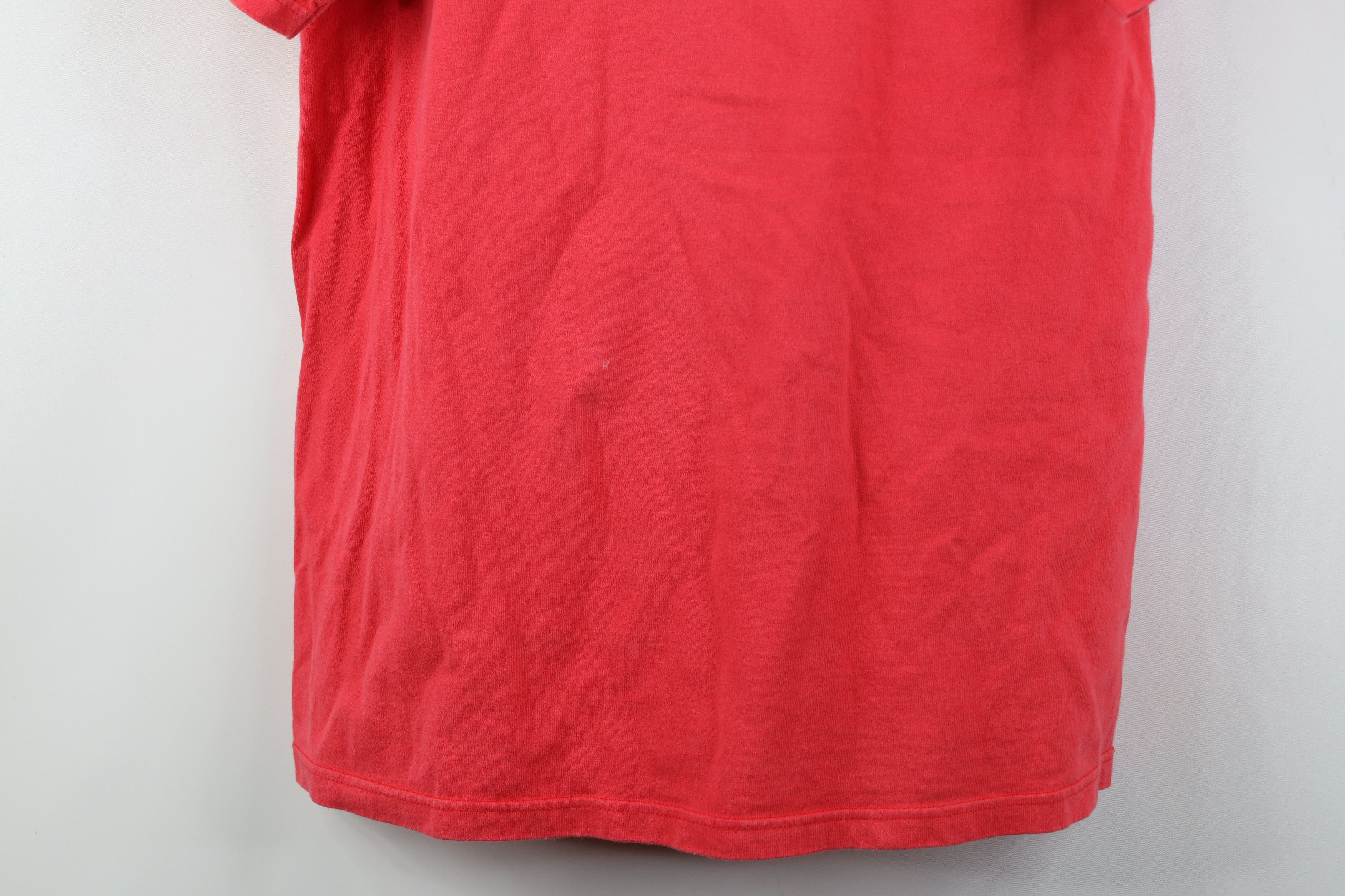 Vintage Vintage 90s Streetwear Heavyweight Cotton T-Shirt Red USA Size US M / EU 48-50 / 2 - 3 Thumbnail