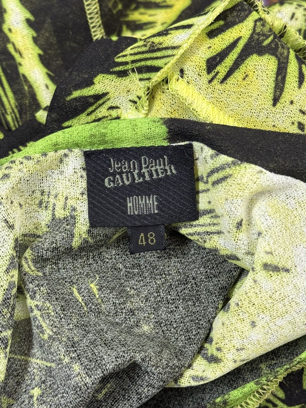Jean Paul Gaultier Jean Paul Gaultier 2000 Native Woman Mesh T-Shirt Size 48 Size US M / EU 48-50 / 2 - 8 Thumbnail