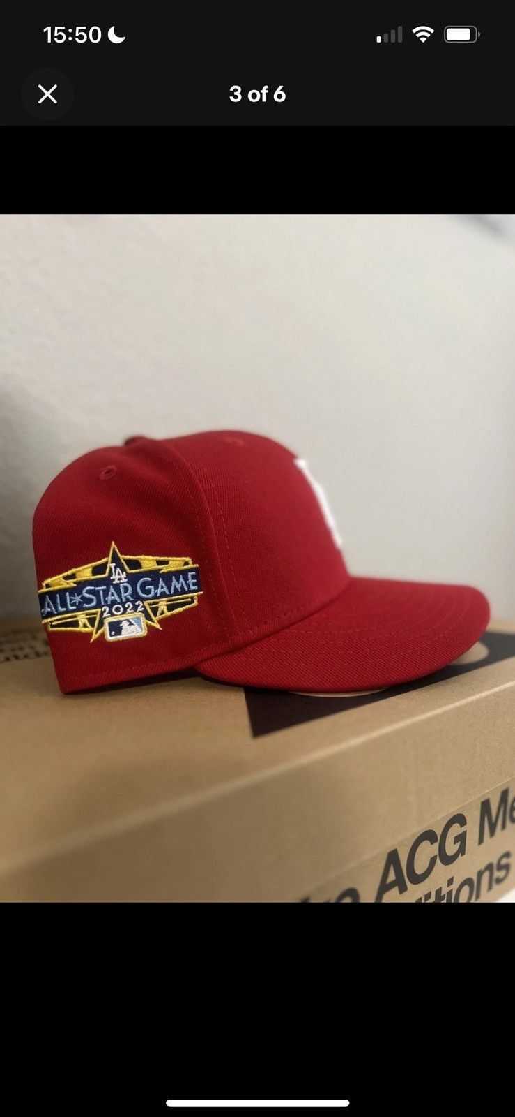 New Era Los Angeles Dodgers 2022 All-Star Game Patch Fitted Hat7 3/8 Size ONE SIZE - 3 Thumbnail