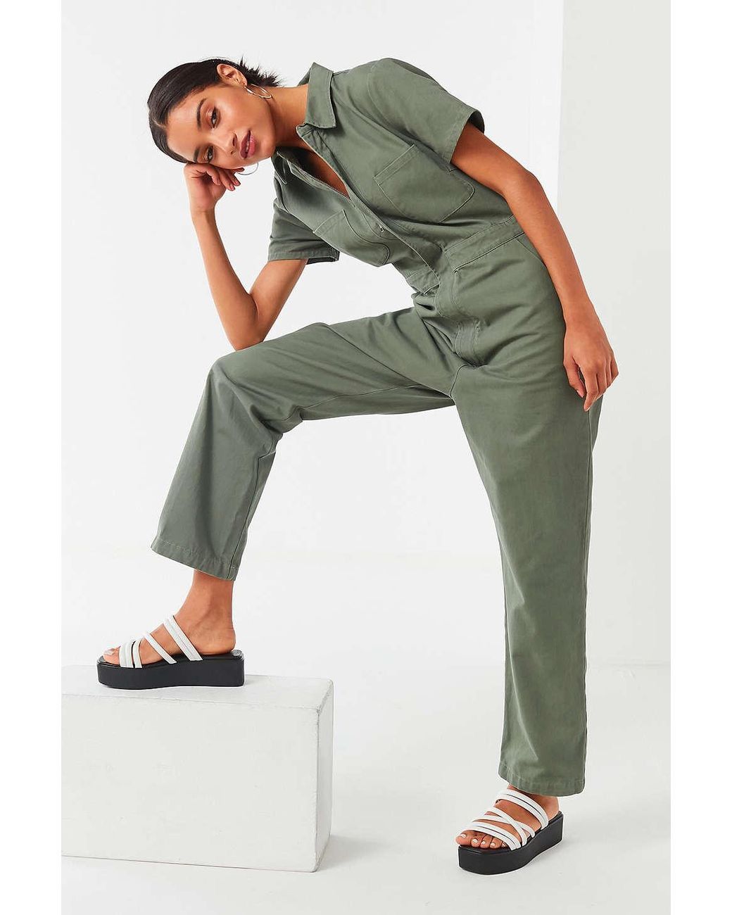 Urban Outfitters Urban Outfitters Canvas Utility Flight Jumpsuit Size 25" / US 0 / IT 36 - 7 Thumbnail
