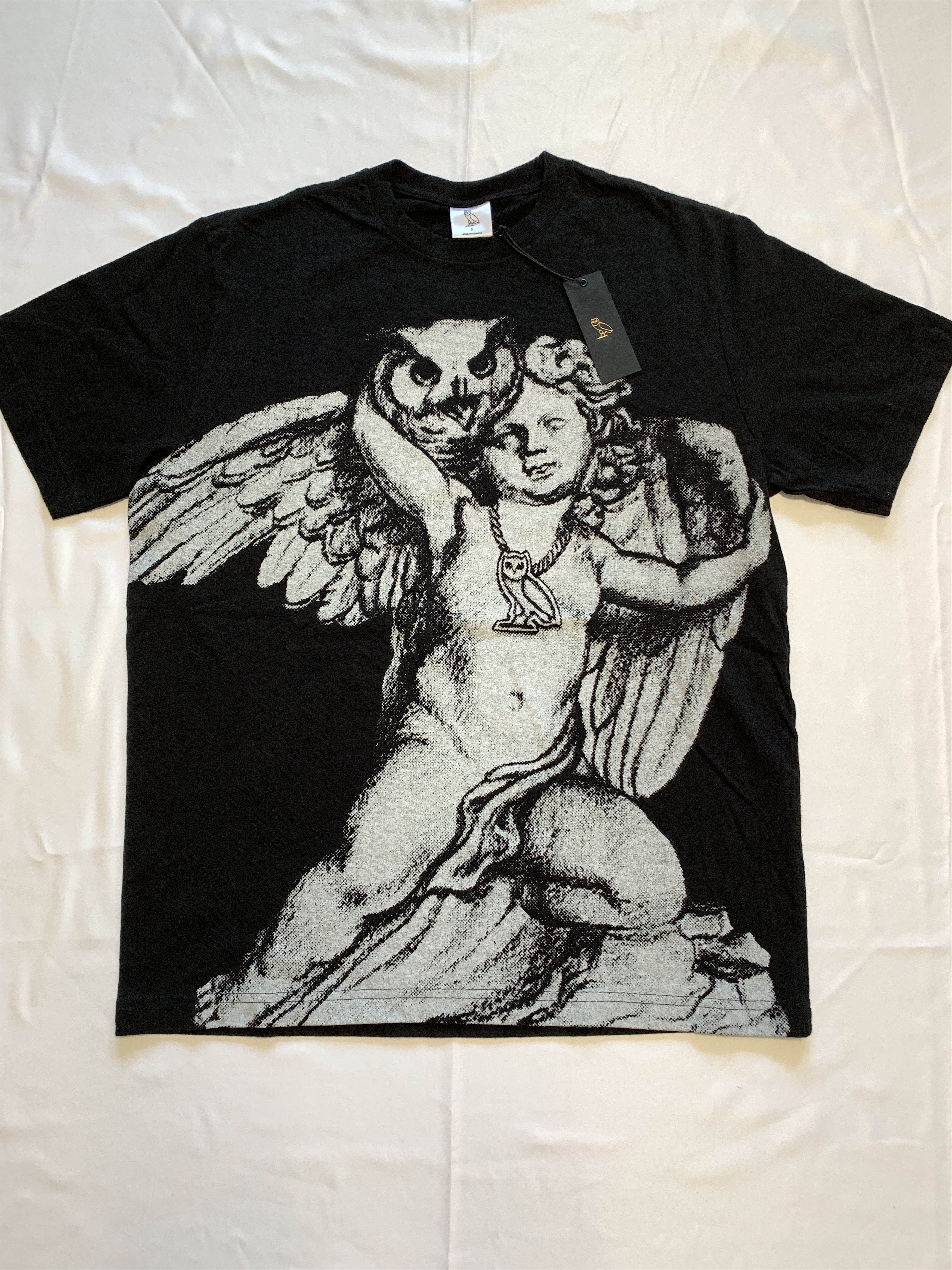 Drake OVO CHERUB CUPID OWL T-SHIRT TEE Size US S / EU 44-46 / 1 - 3 Thumbnail