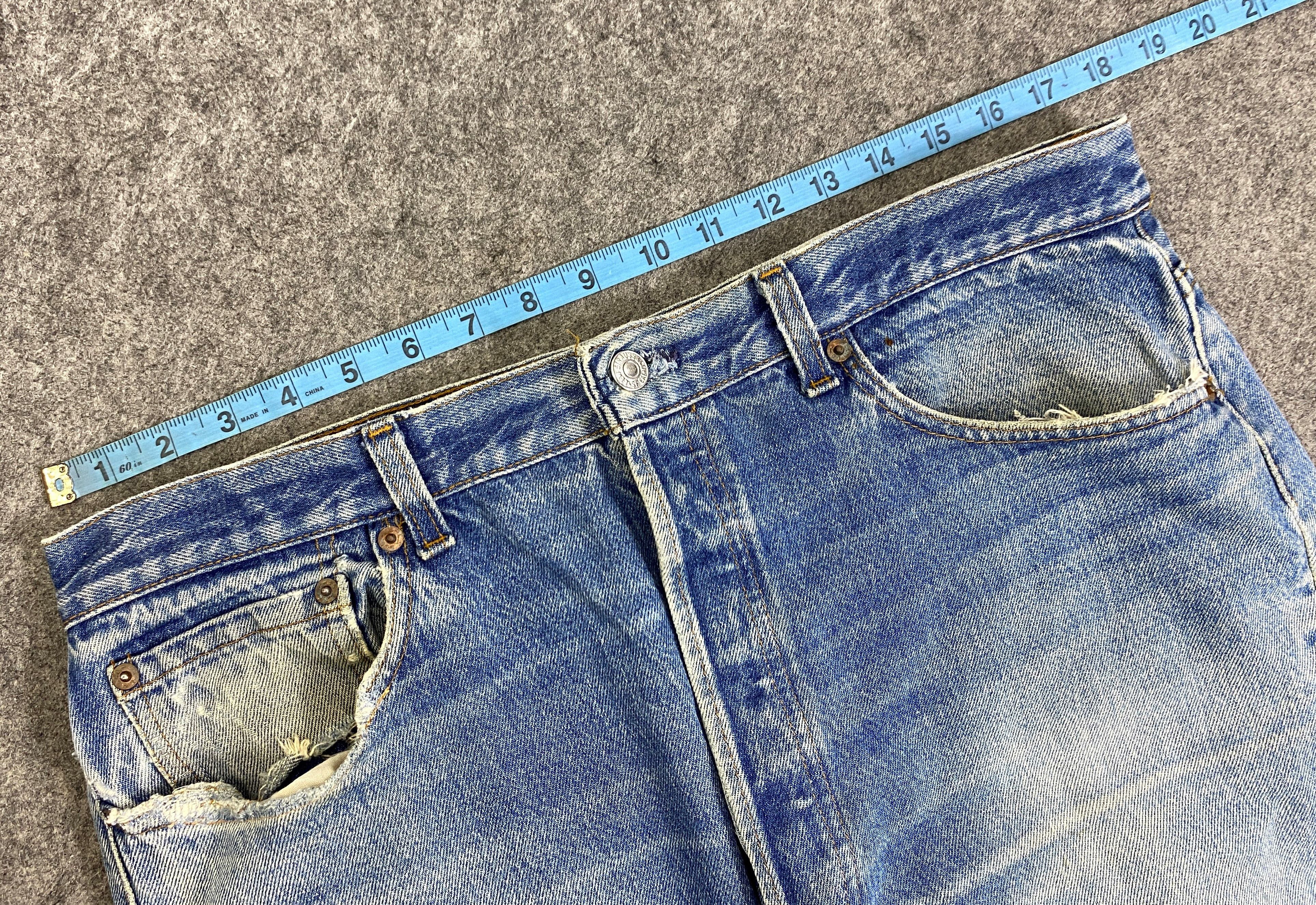 Japanese Brand Faded Blue Vintage Levis 501 Jeans 36x29 - JN3193 Size US 26 / EU 42 - 5 Thumbnail
