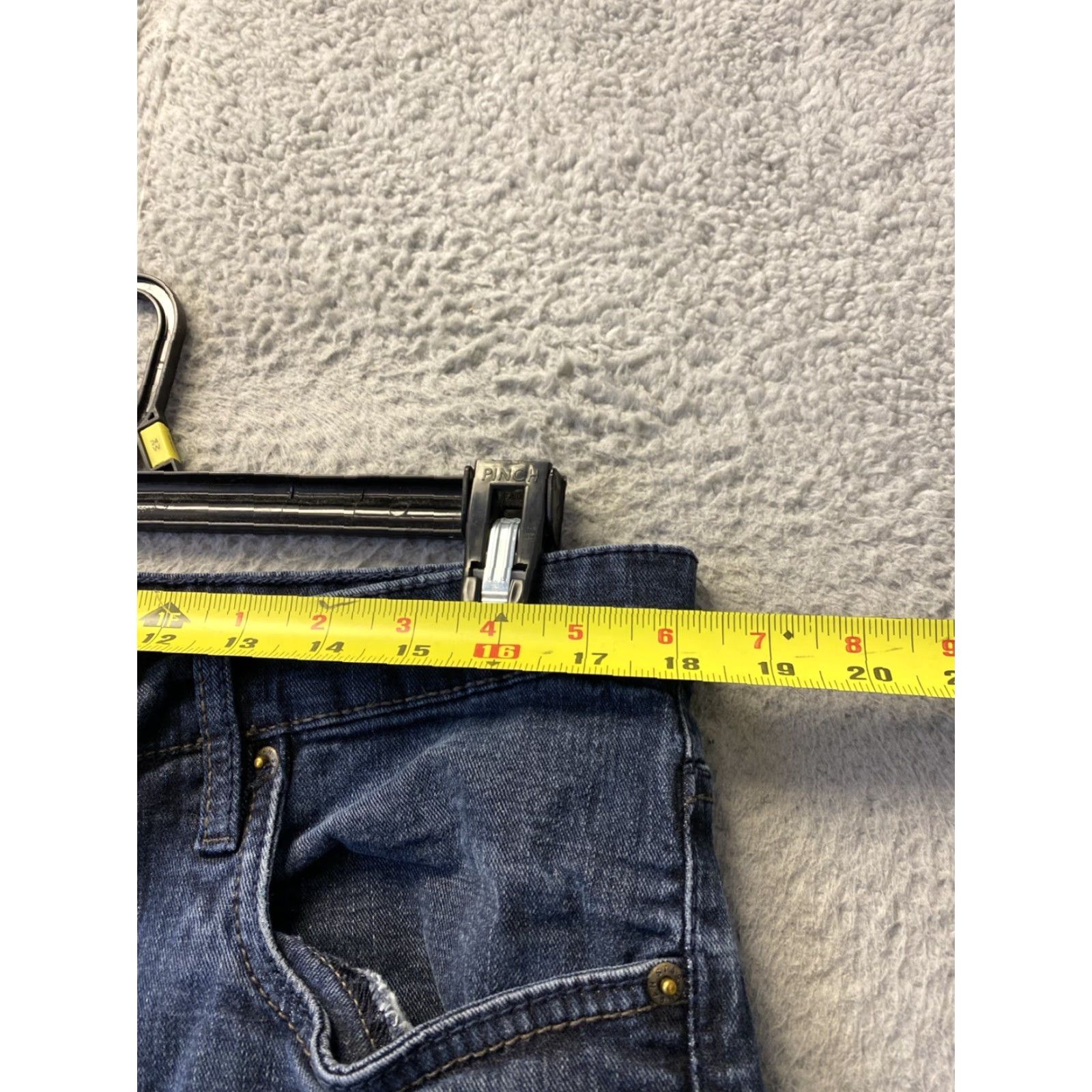 Vintage Urbanstar Jeans Mens 36X30 Straight 5-Pocket Denim Dark Blue Stretch Zip Closure Regular Fit Cotton Jeans Star Theme Mens Size US 36 / EU 52 - 6 Thumbnail