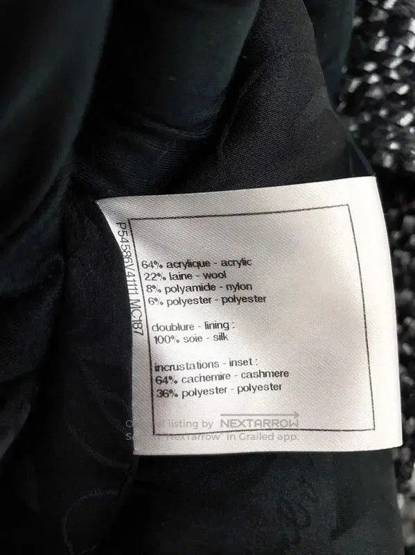 Chanel Chanel Gray Wool Blend Mid-Length Coat . Size S / US 4 / IT 40 - 9 Thumbnail