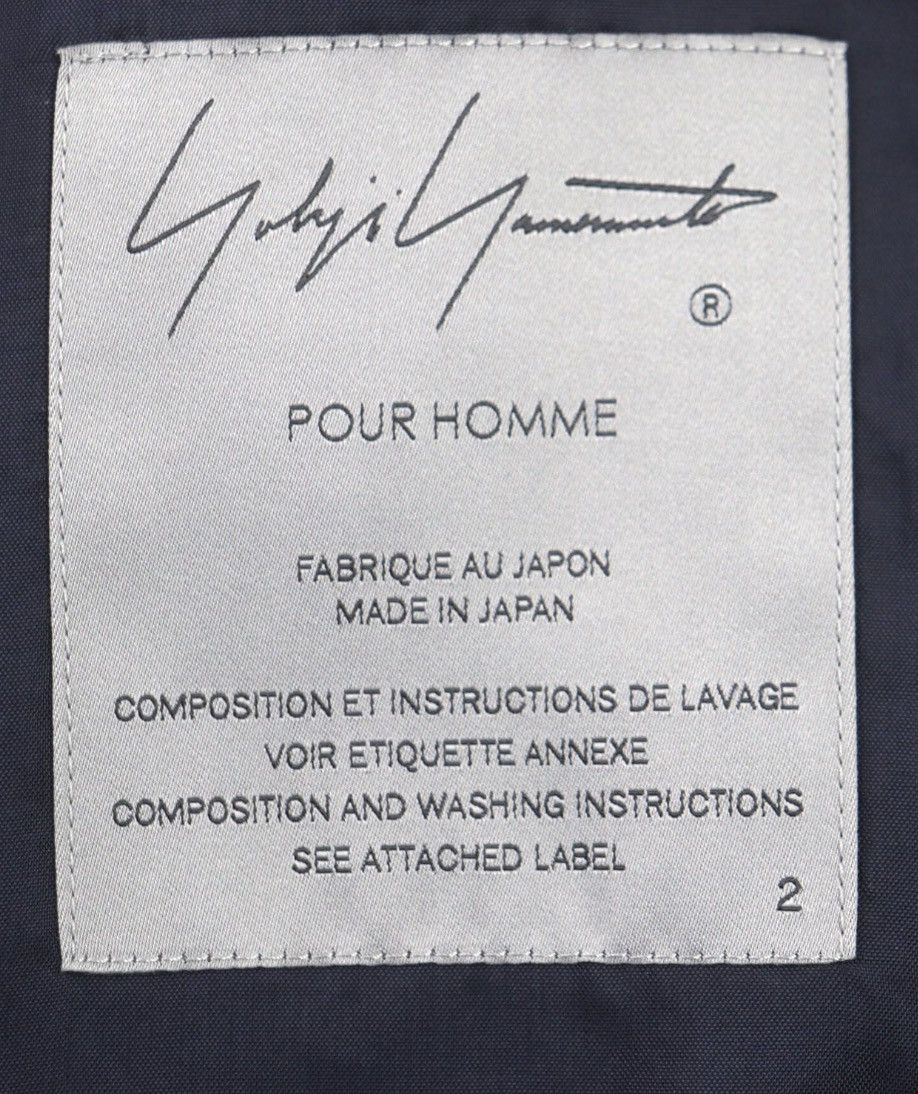 Yohji Yamamoto Yohji Yamamoto Pour Homme 10BUTTON DOUBLE BREASTED JACKET Size US M / EU 48-50 / 2 - 10 Thumbnail