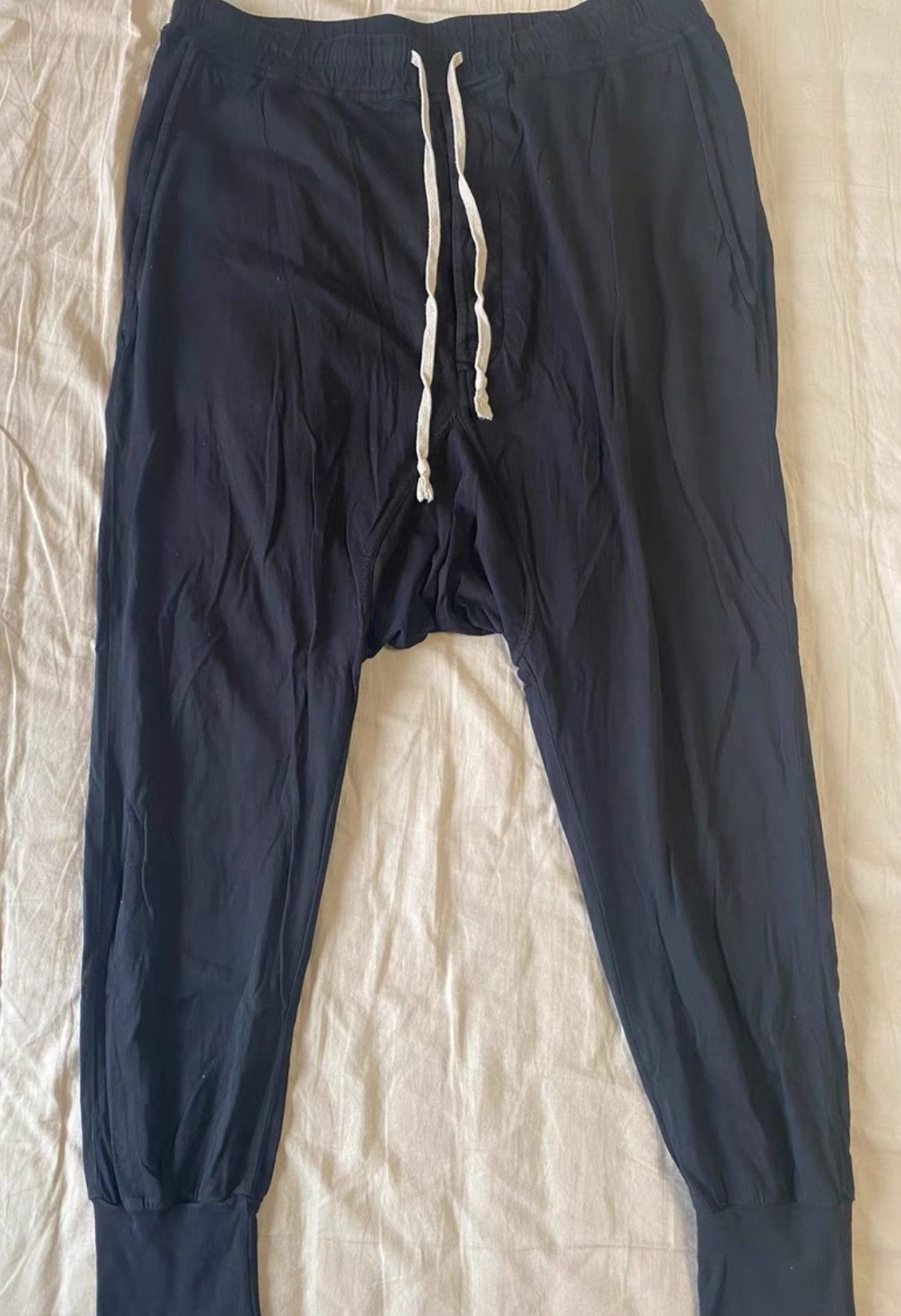 image of Rick Owens Pants in Blue, Men's (Size 43)