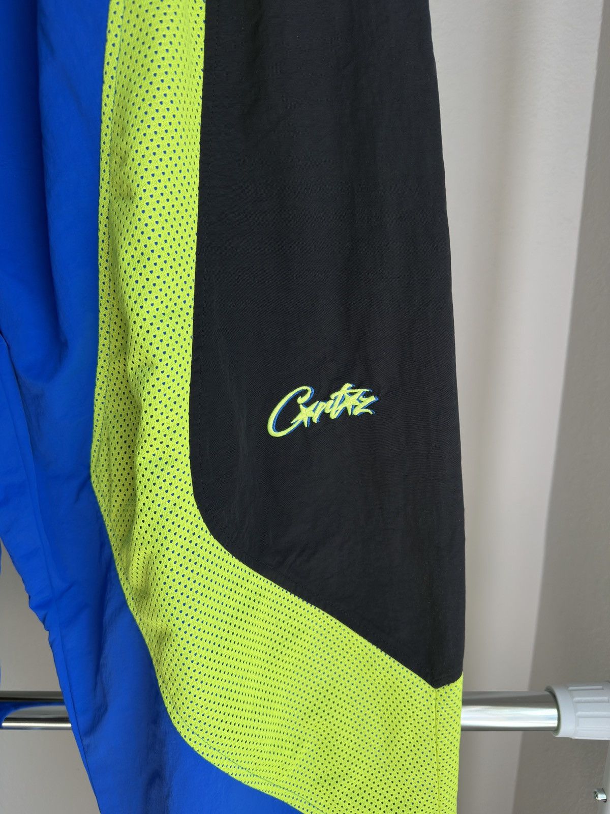Corteiz Shuku Track Pants Blue Black Green Size US 34 / EU 50 - 3 Thumbnail